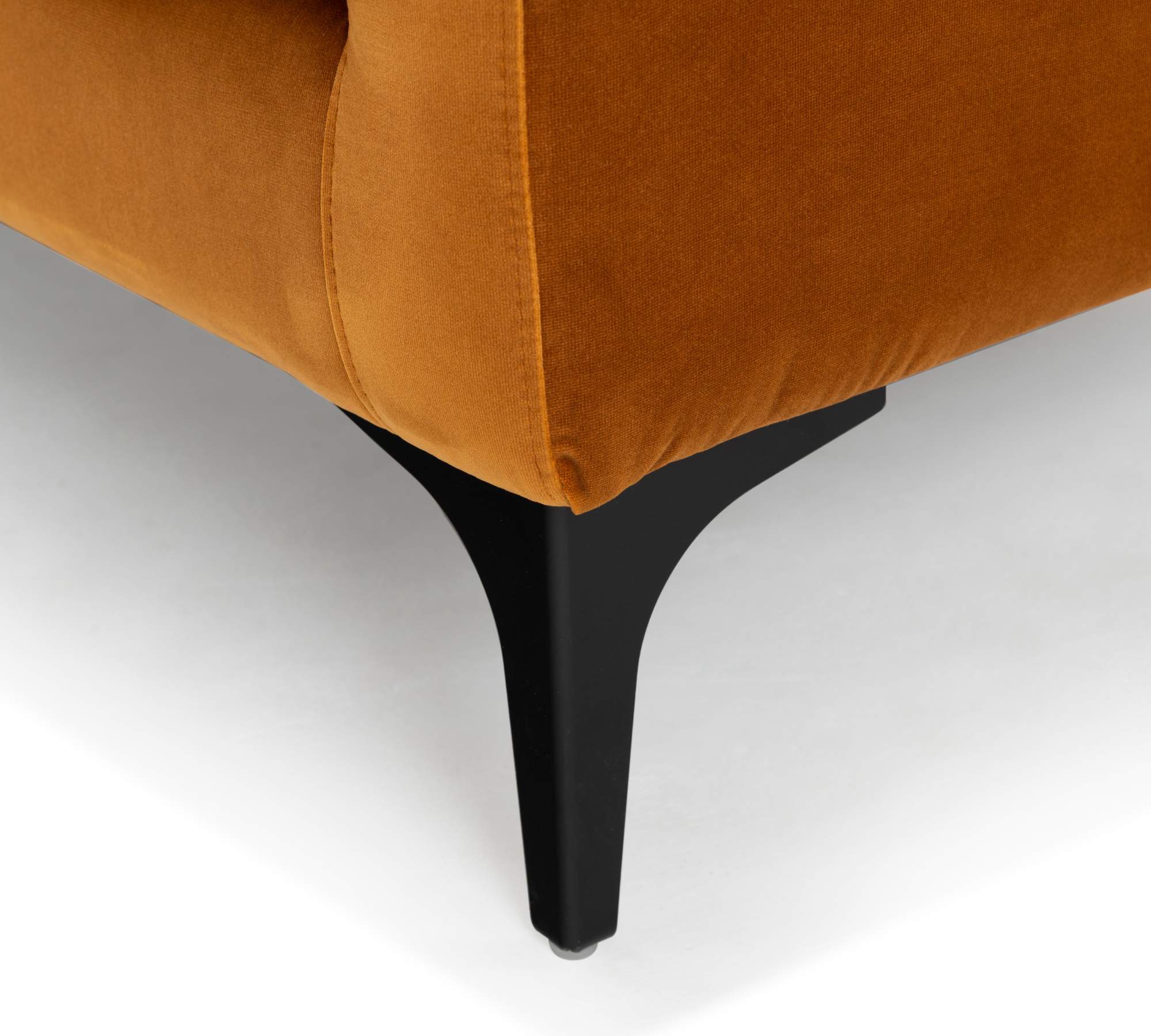 Astha Sofa 3-Sitzer Velours Matt Amber 