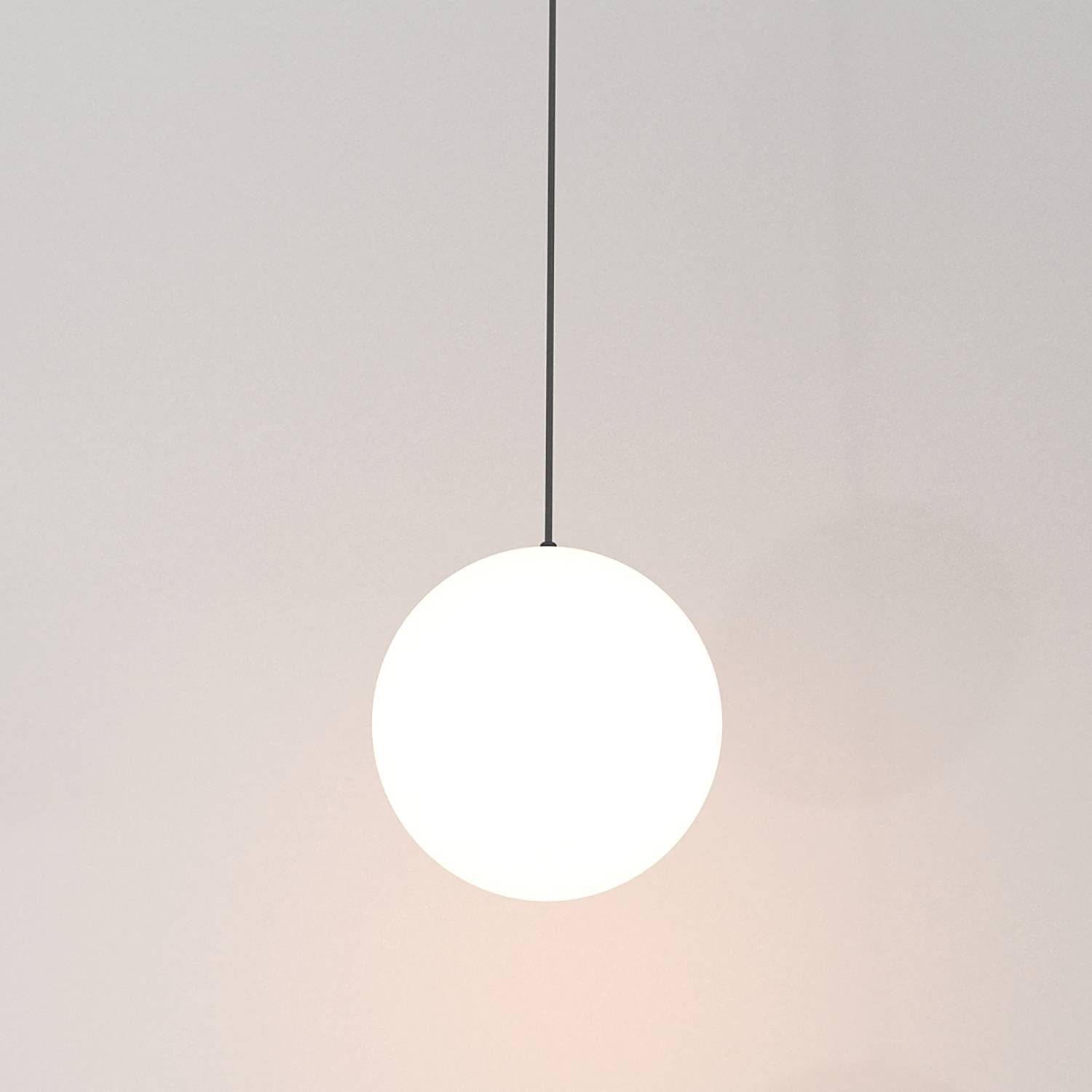 LED-Pendelleuchte Luna Schwarz
