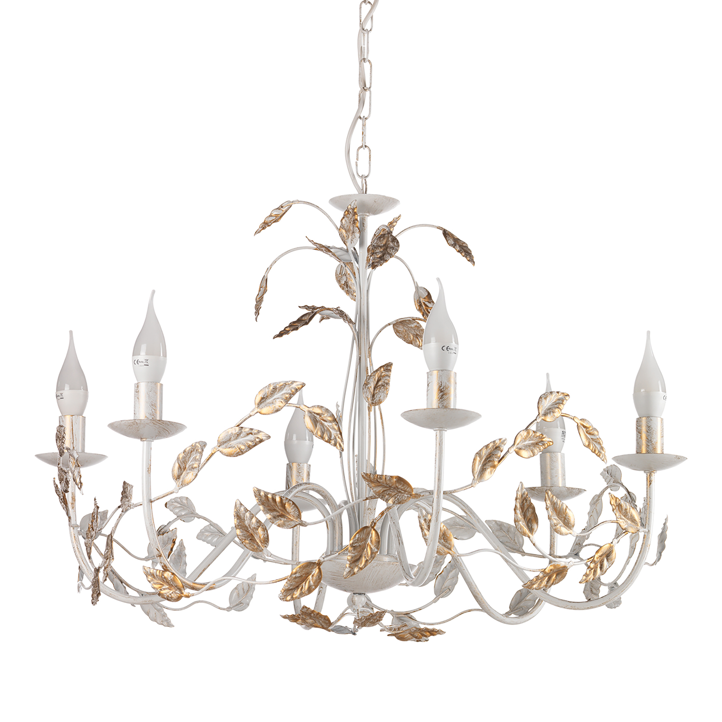 Collana Chandelier 6-light Iron White