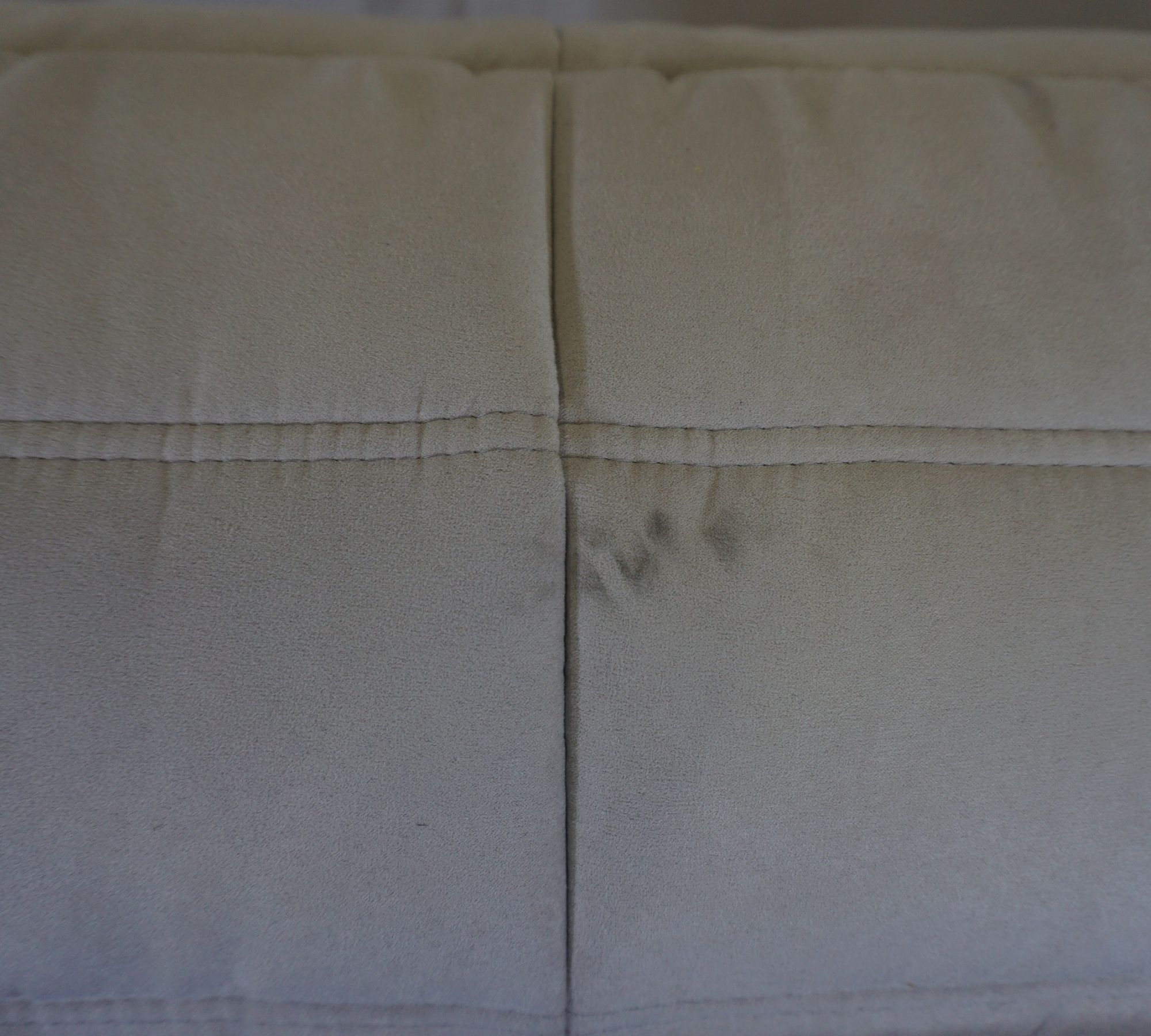 Togo Sofa 3-Sitzer Textil Hellgrau