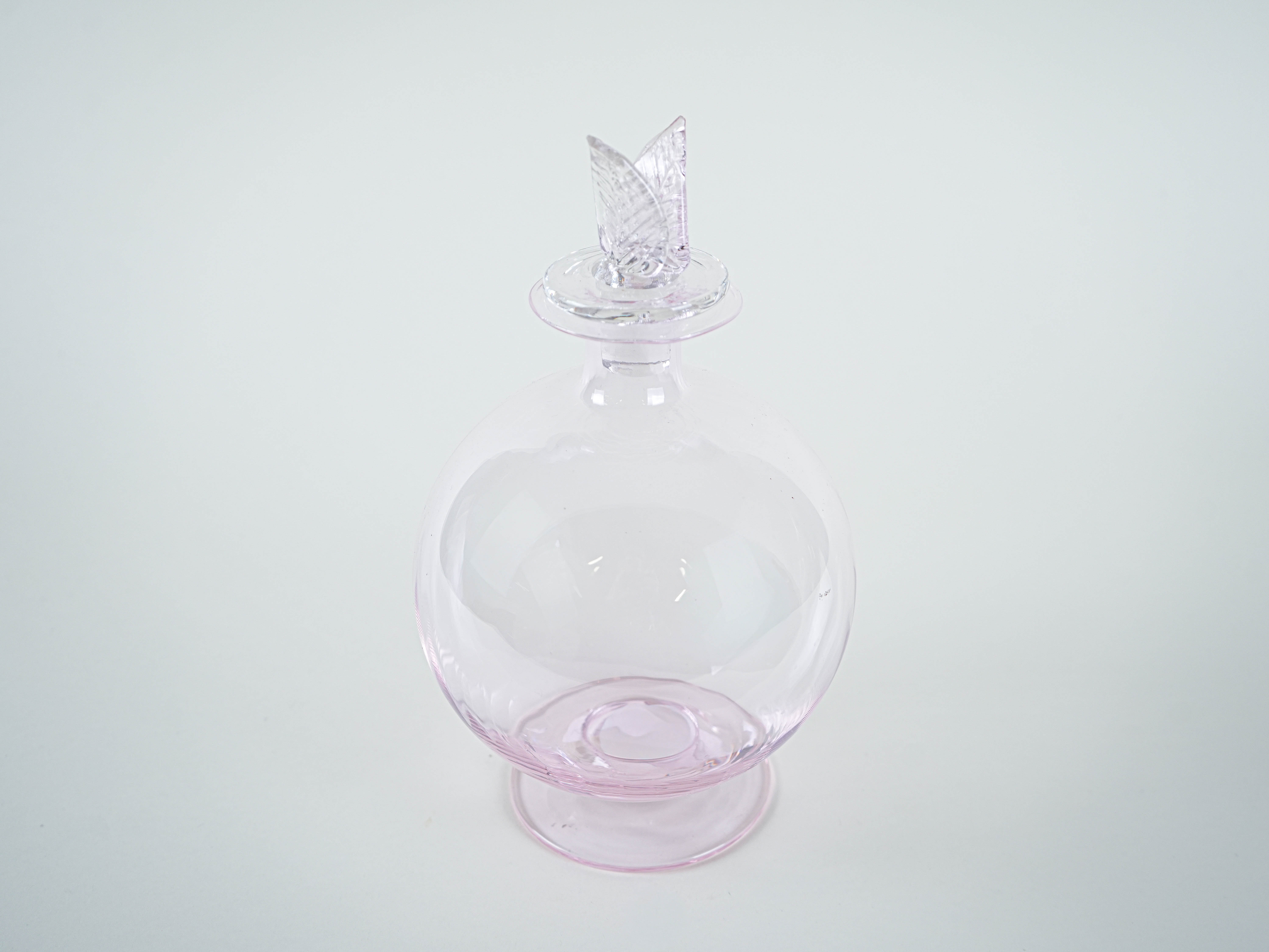 Glaskaraffe Transparent 1970er Jahre