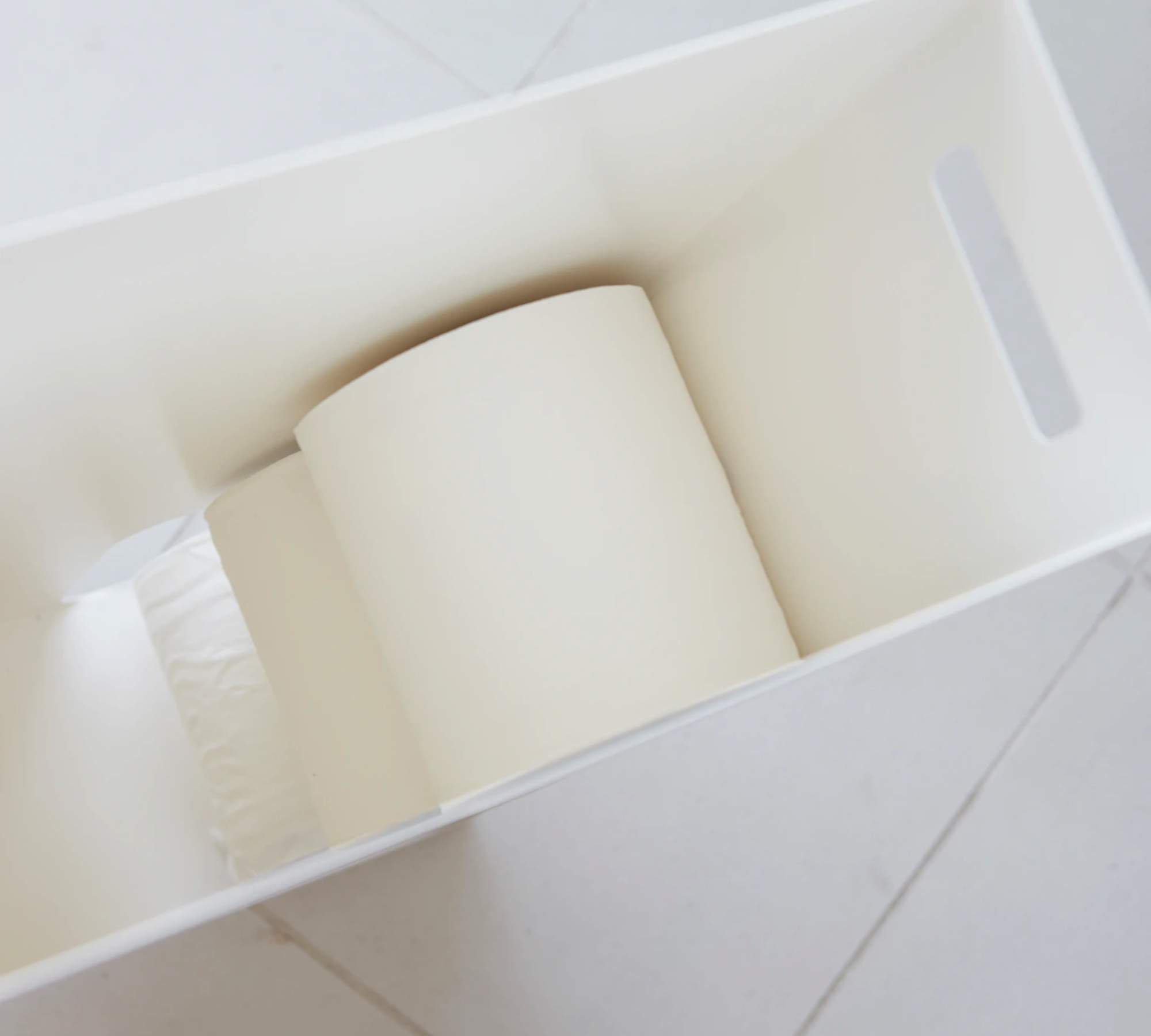 Toilettenpapierspender Stahl Weiß