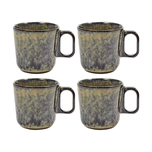 4x Surface Tasse Stein Mehrfarbig