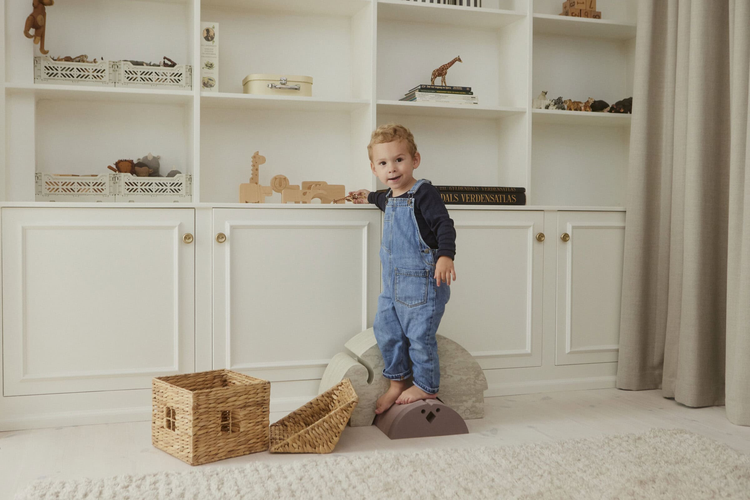 Elefant Großer Hocker Beige
