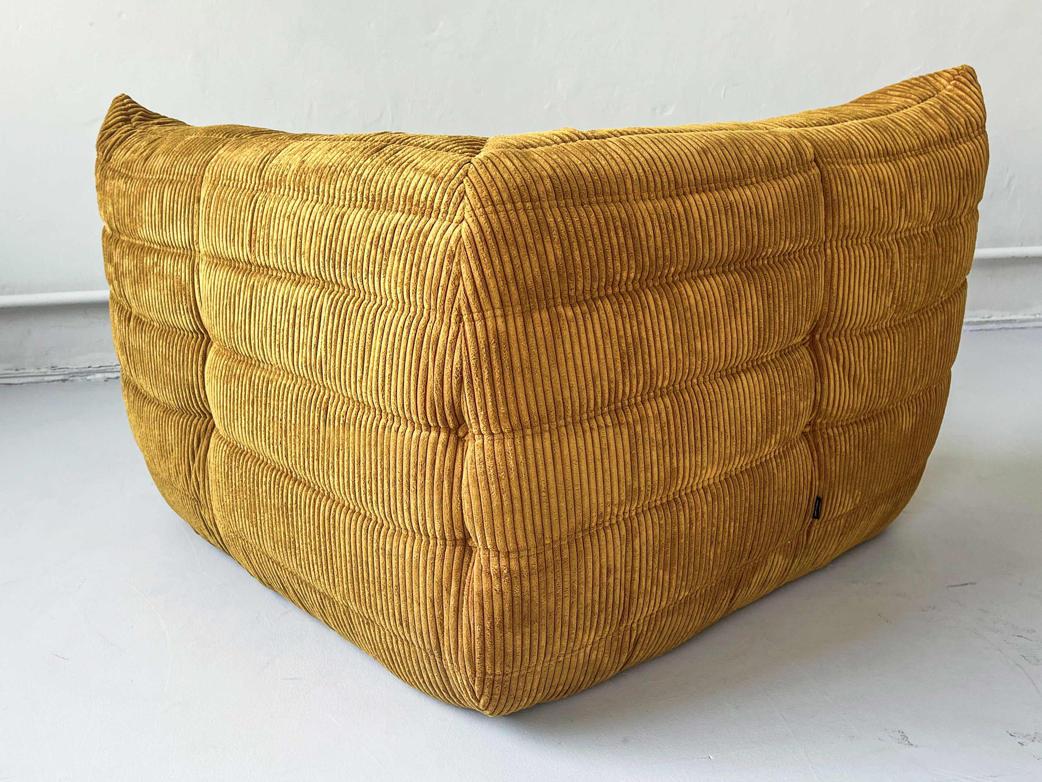 Togo Ecksofa Cord Sandbraun