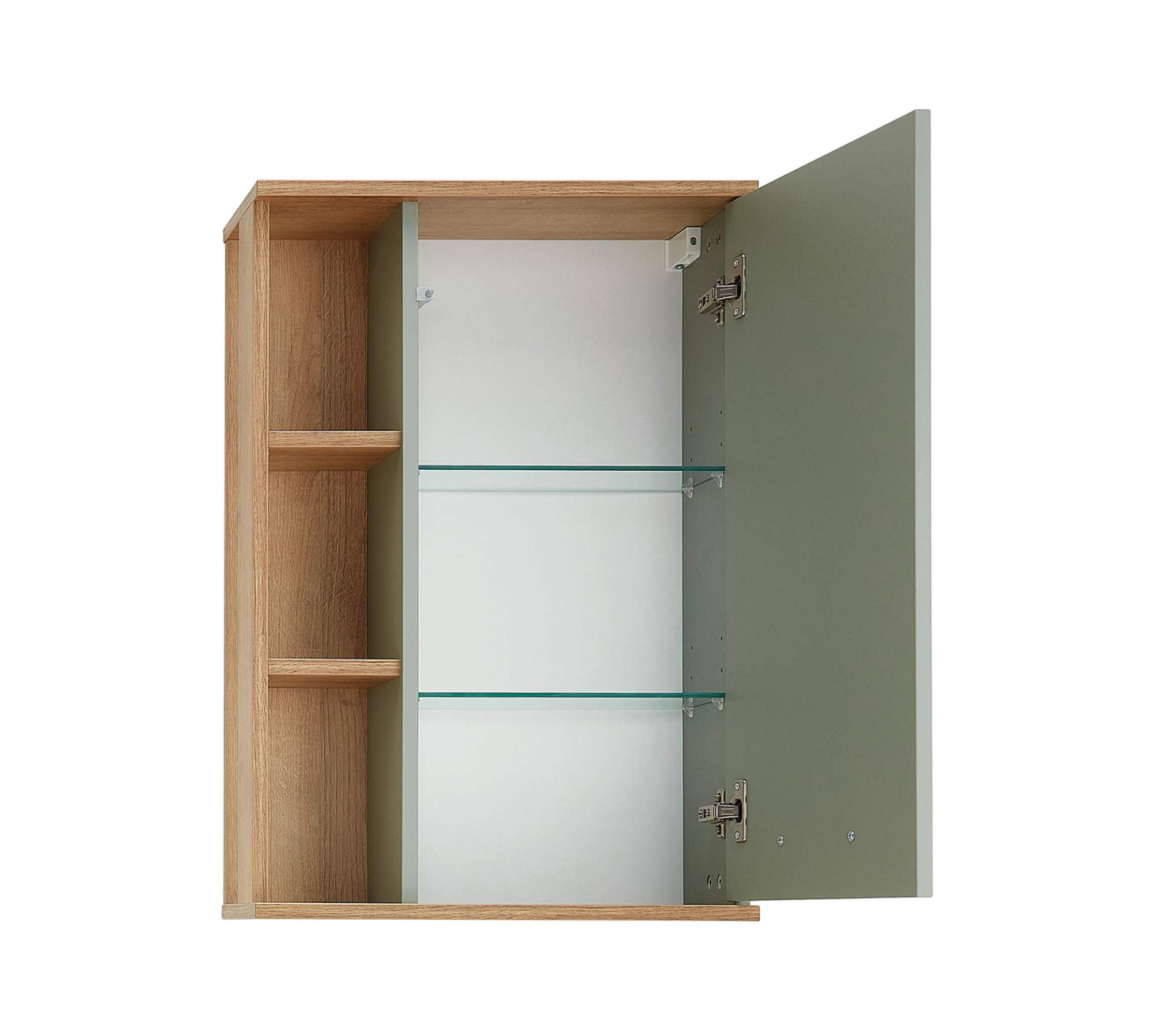 Hängeschrank Eichenholzdekor Salbei
