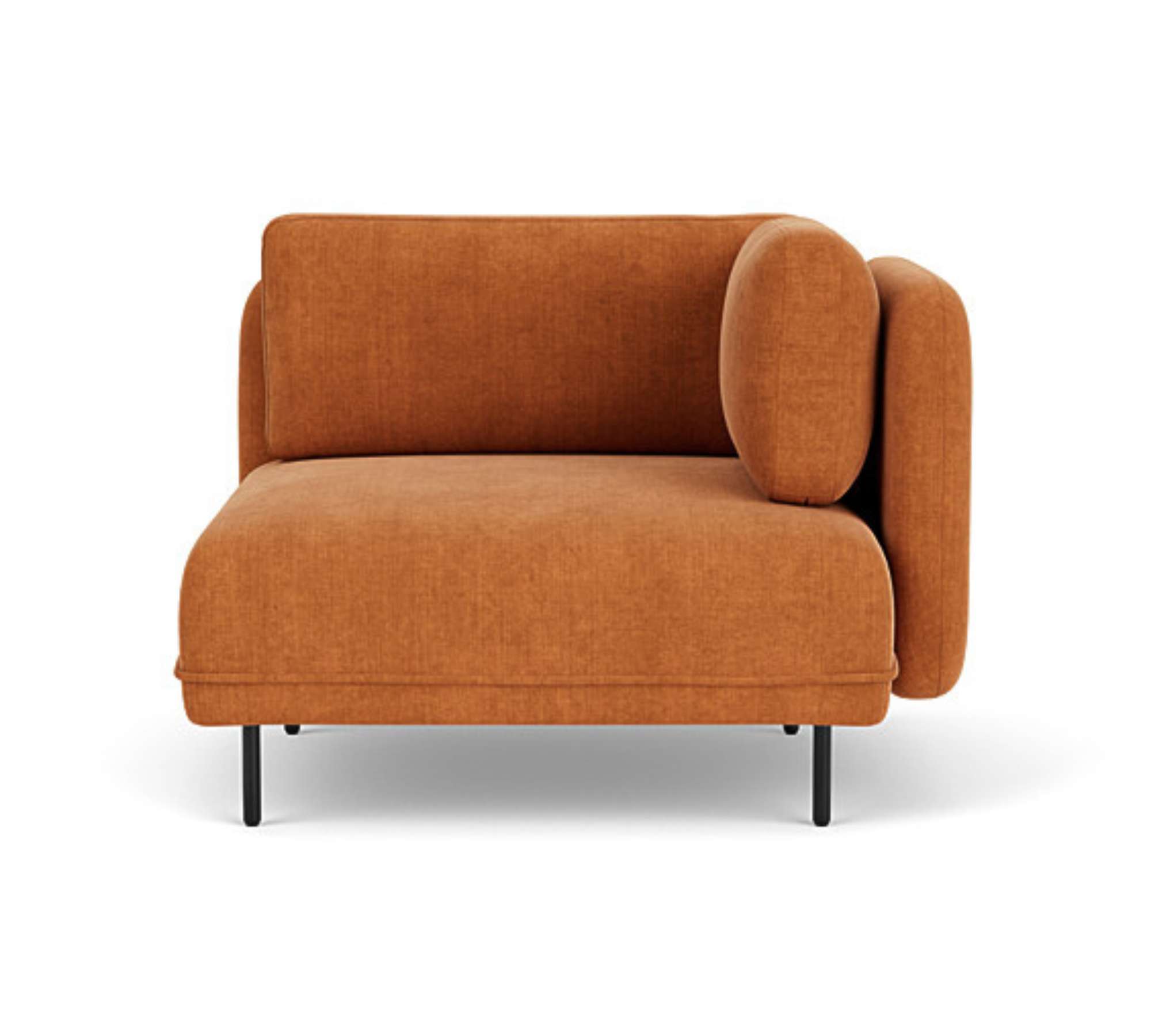 Ellis 1-seater module removable armrest Danny Amber