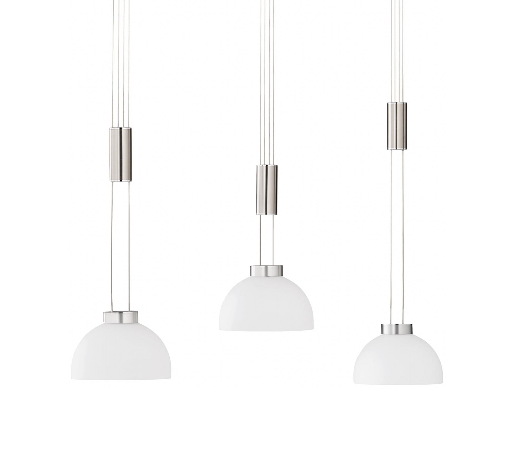 LED-Pendelleuchte 2-flammig Silber