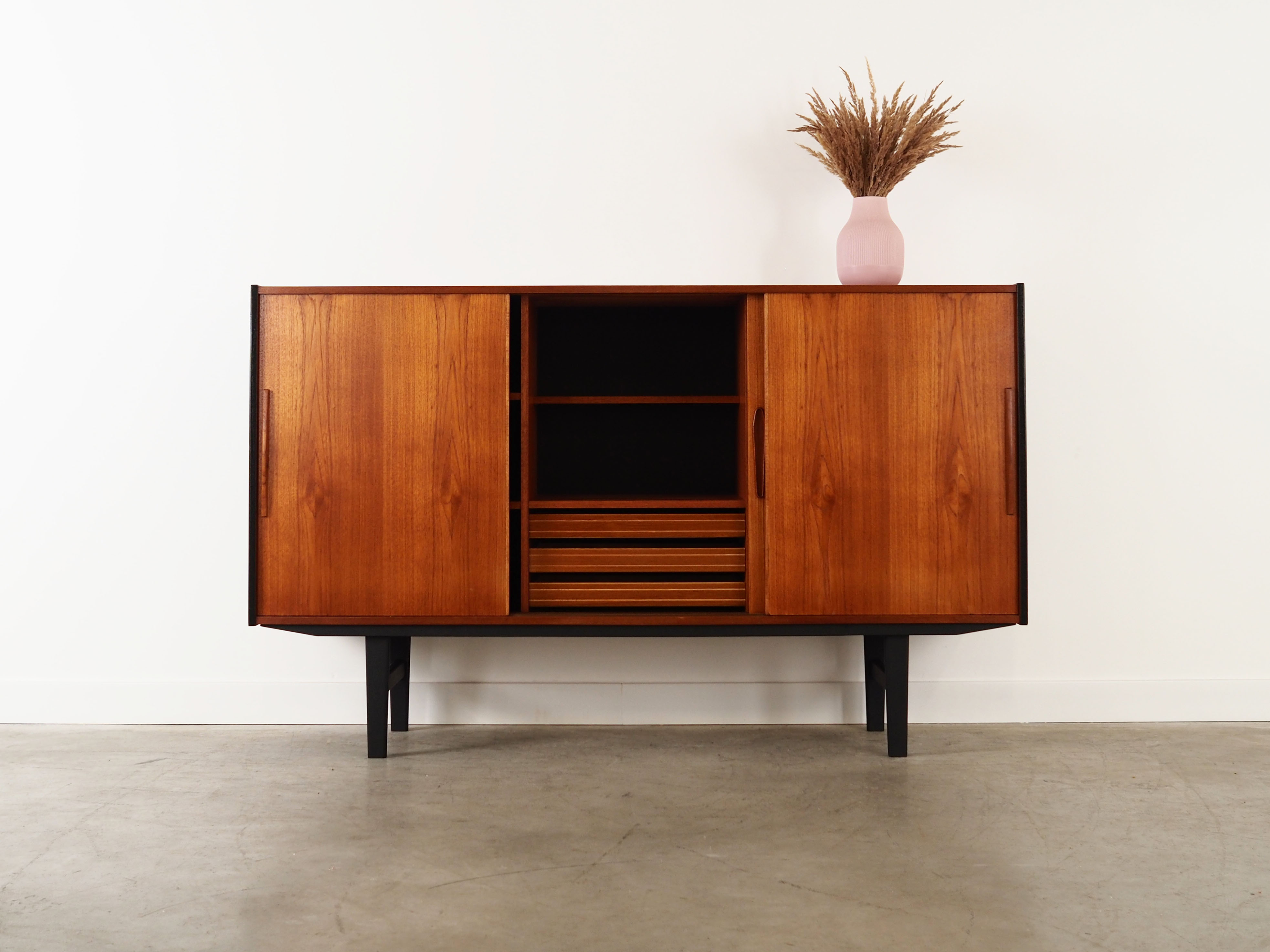 Highboard teak wood 1960s