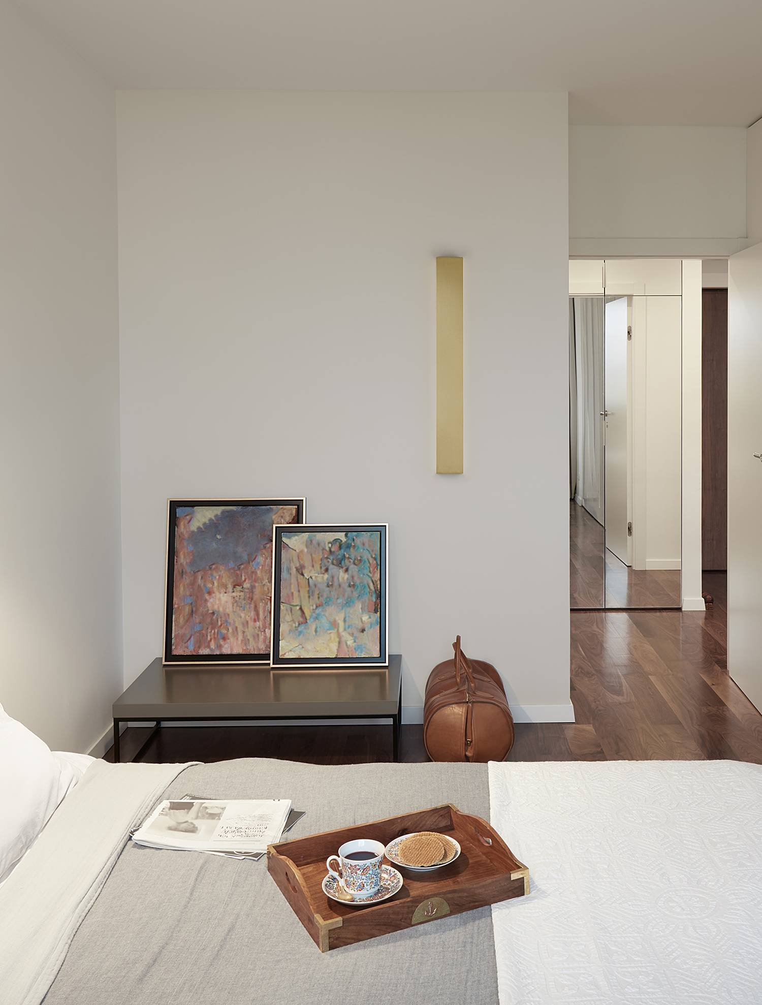 Wall lamp Seline 1-Light Aluminum Gold