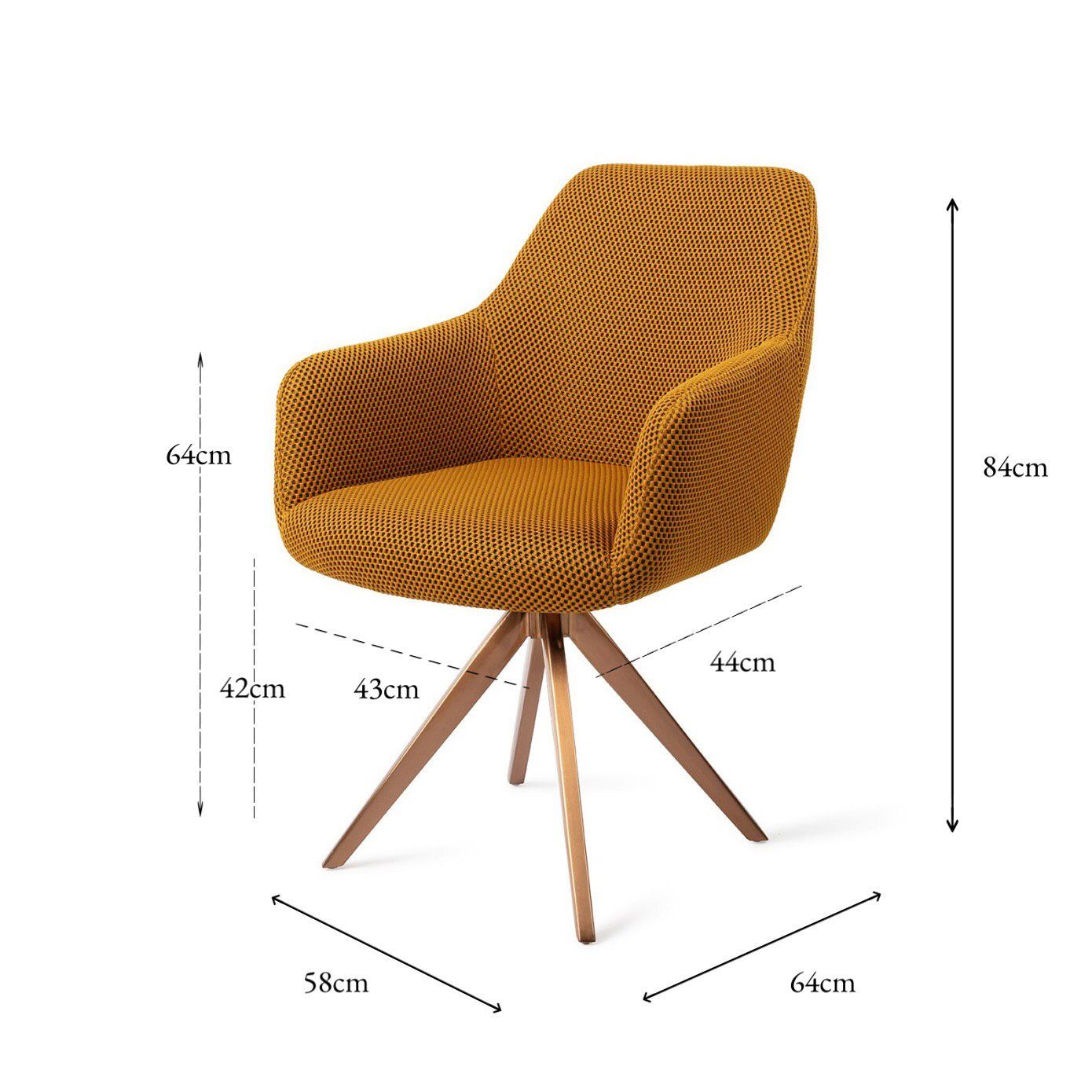 Hiroo Esszimmerstuhl Groovy Garam