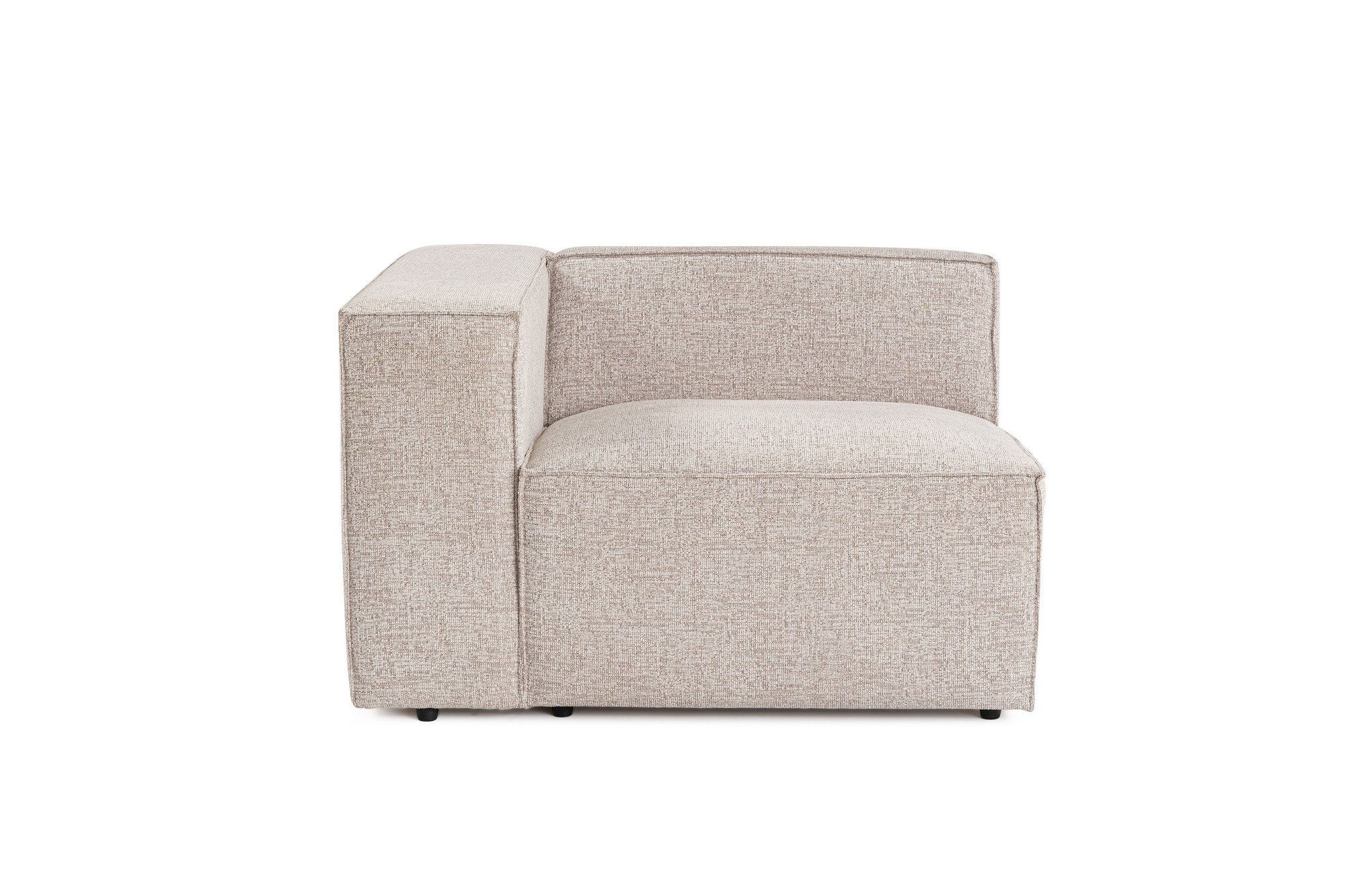 Emma Modulsofa Links 1-Sitzer  Mokka