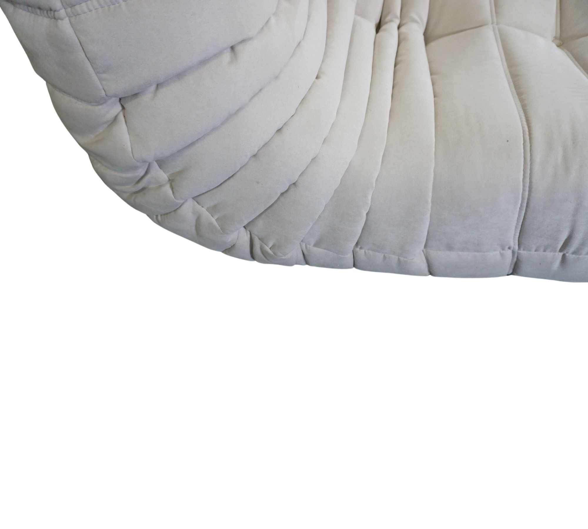 Togo Sofa 3-Sitzer Textil Hellgrau