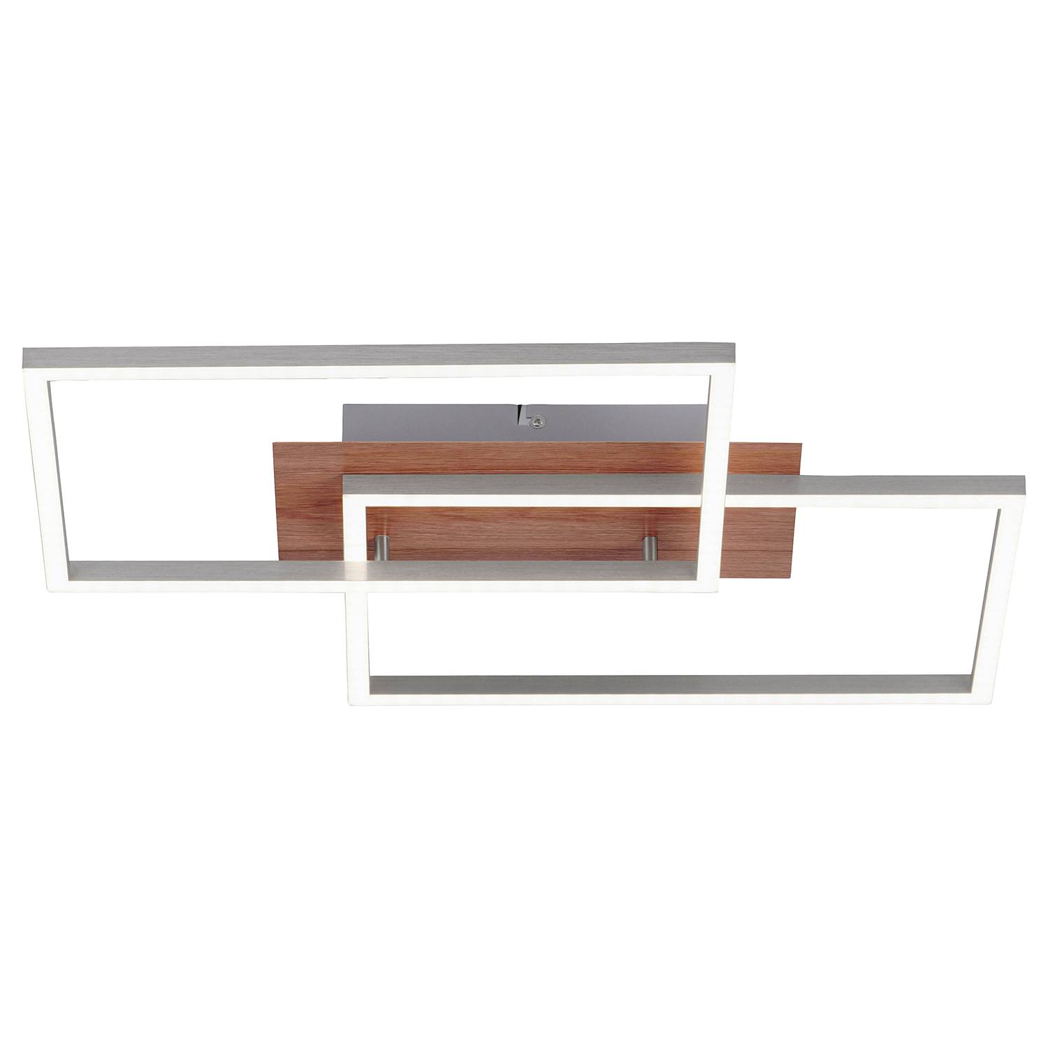 Iven III LED-Deckenleuchte Kunststoff Stahl 2-flammig