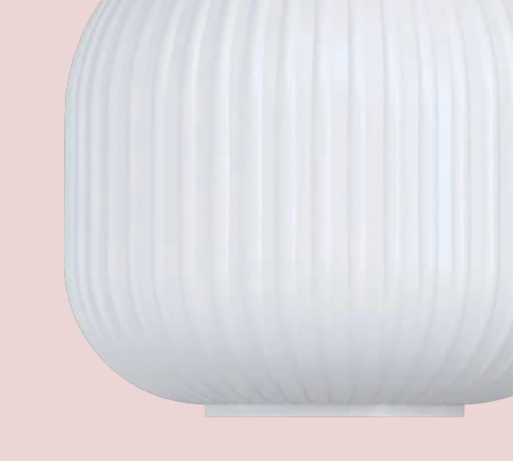 Pendant lamp frosted glass with textured surface