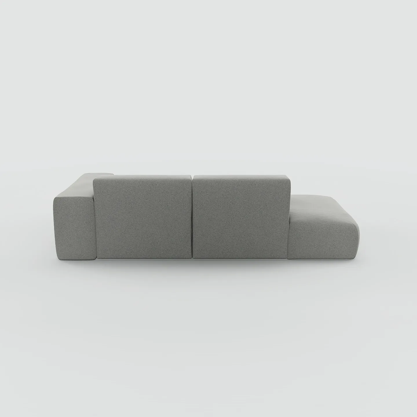 Pyllow Sofa Vegane Wolle Lichtgrau