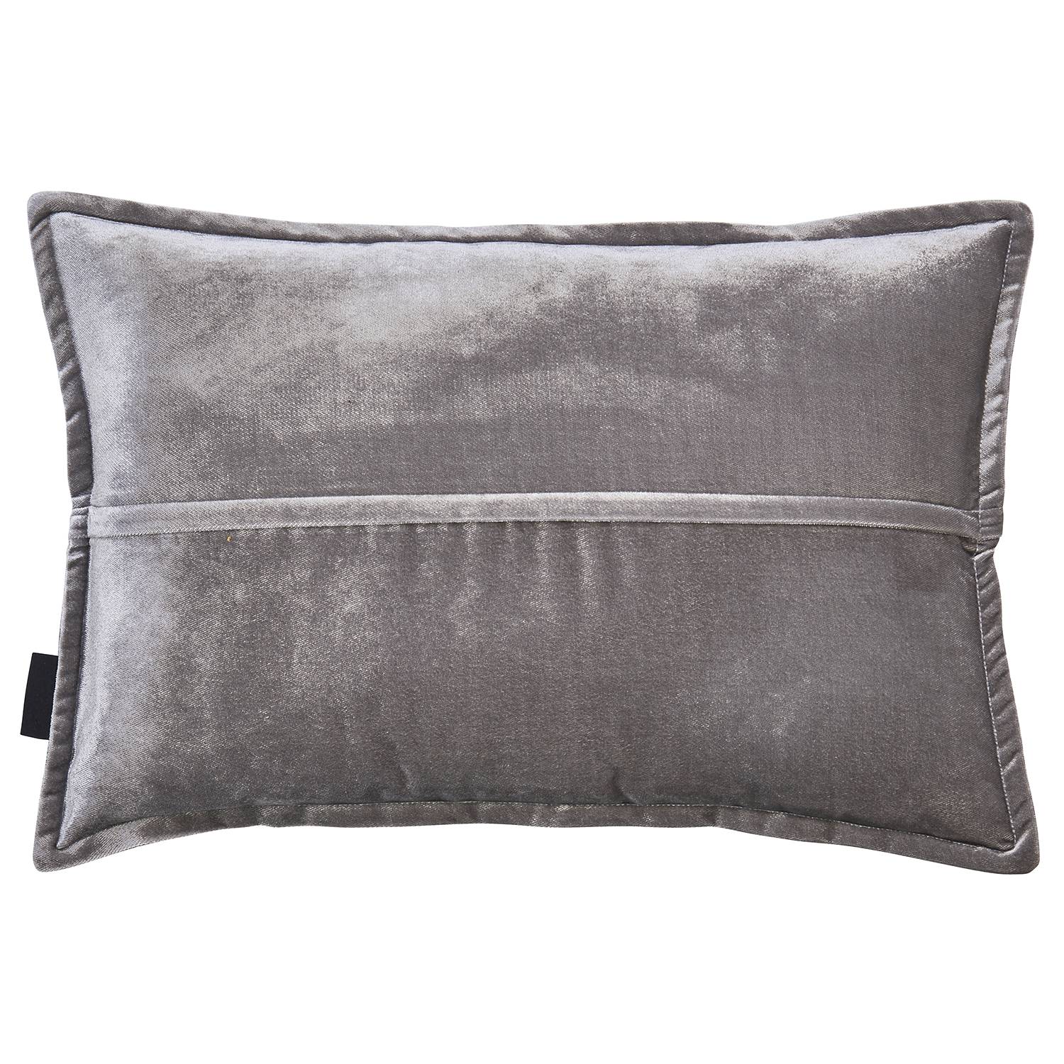 Kissenbezug Glam Mischgewebe Silbergrau 40 x 60 cm