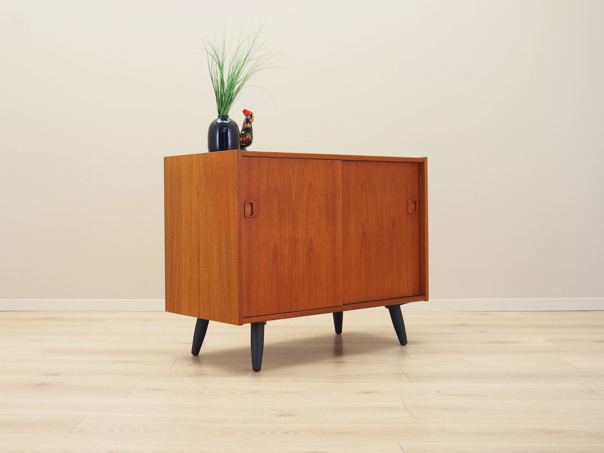 Vintage Schrank Teakholz Braun 1970er Jahre