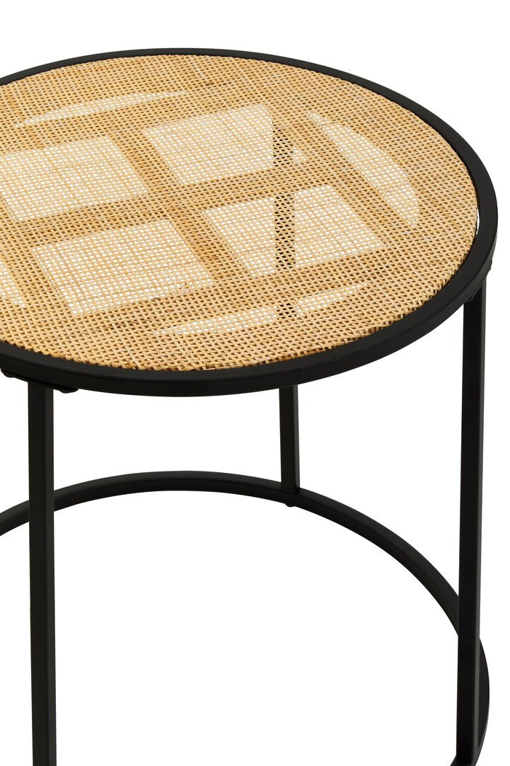 Depok Round Side Table Mango Wood