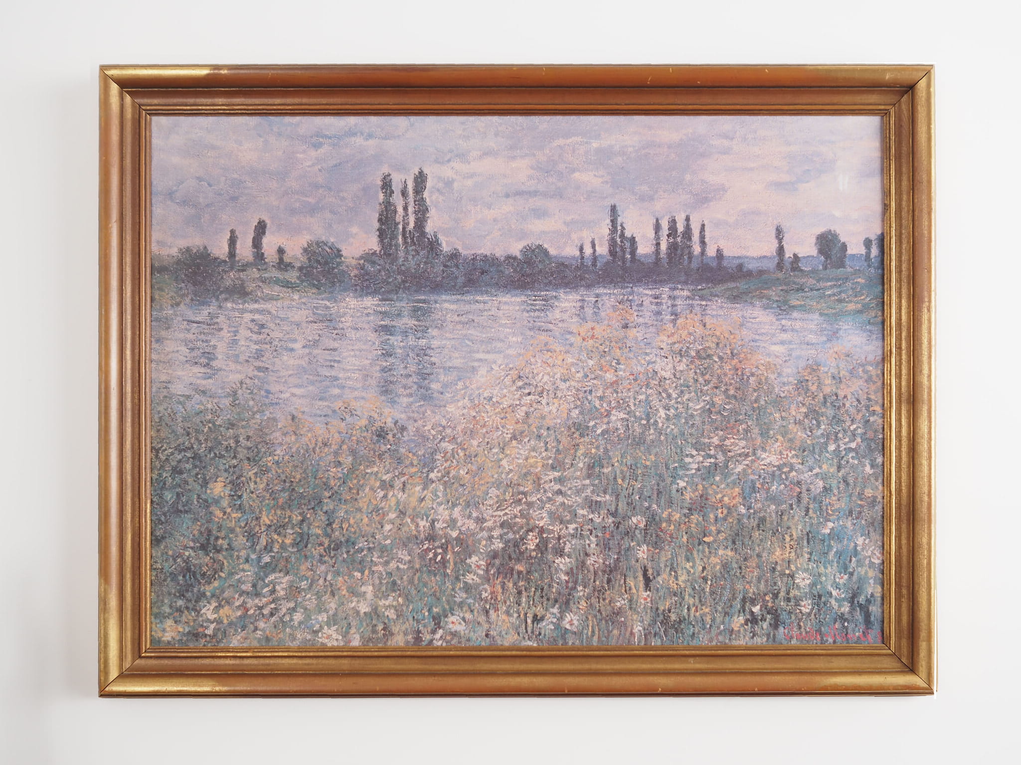 Kunstdruck "Die blaue Wiese" Mehrfarbig