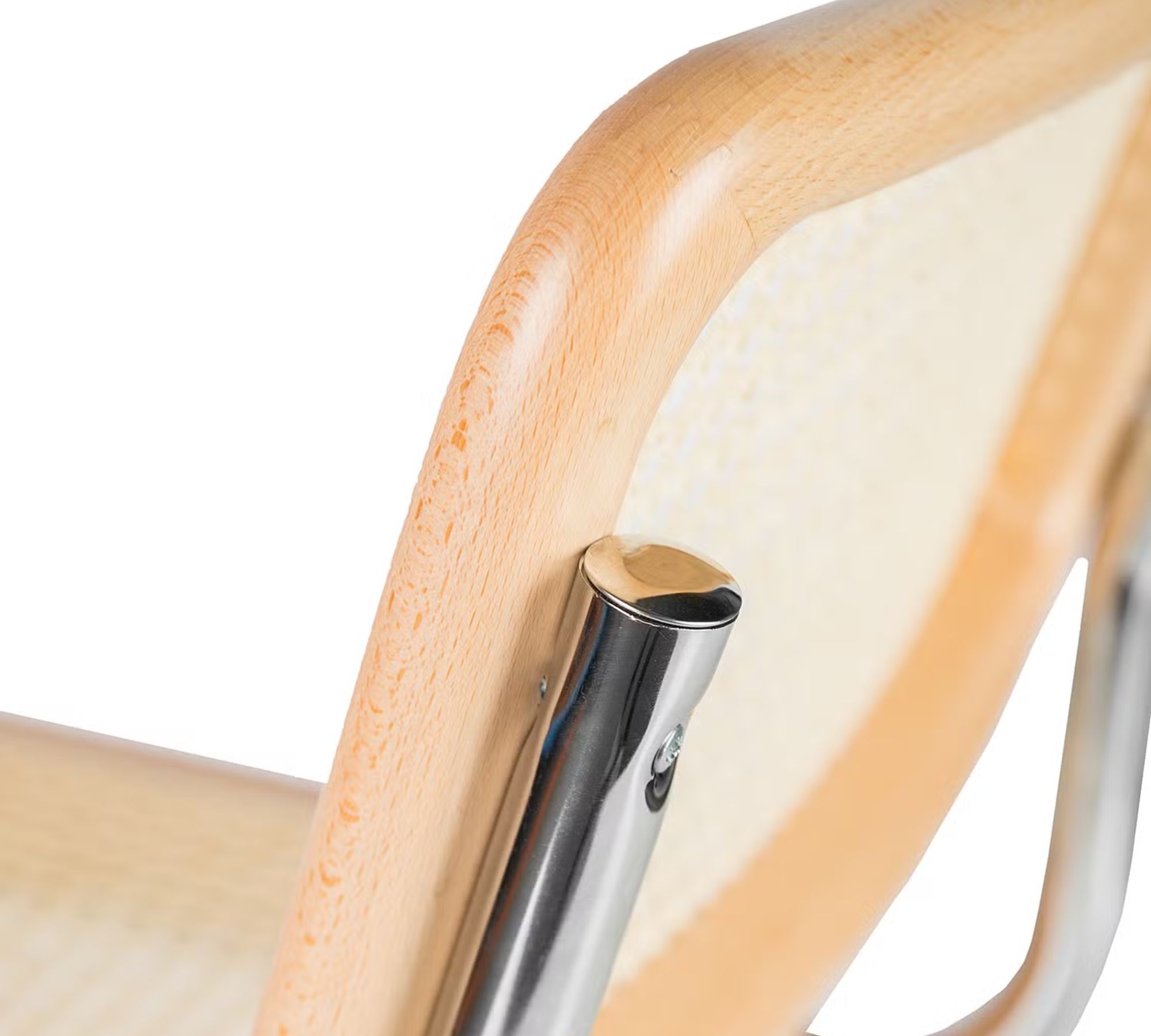 2x Freischwinger Buche Chrom Glänzend