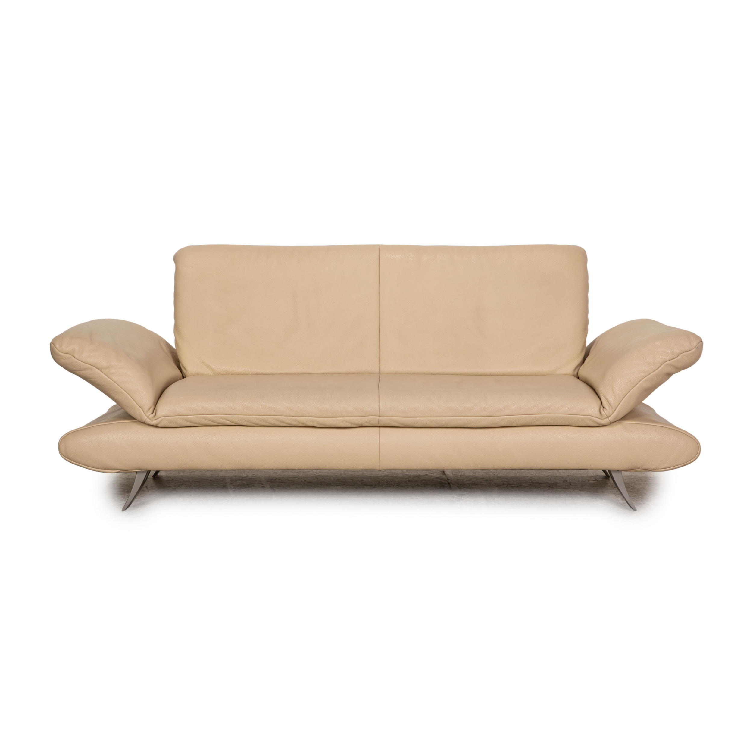 Rossini Schlafsofa Leder Creme 