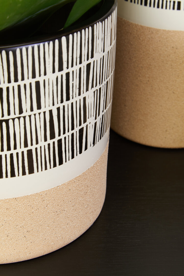 Jada Large Striped Pot