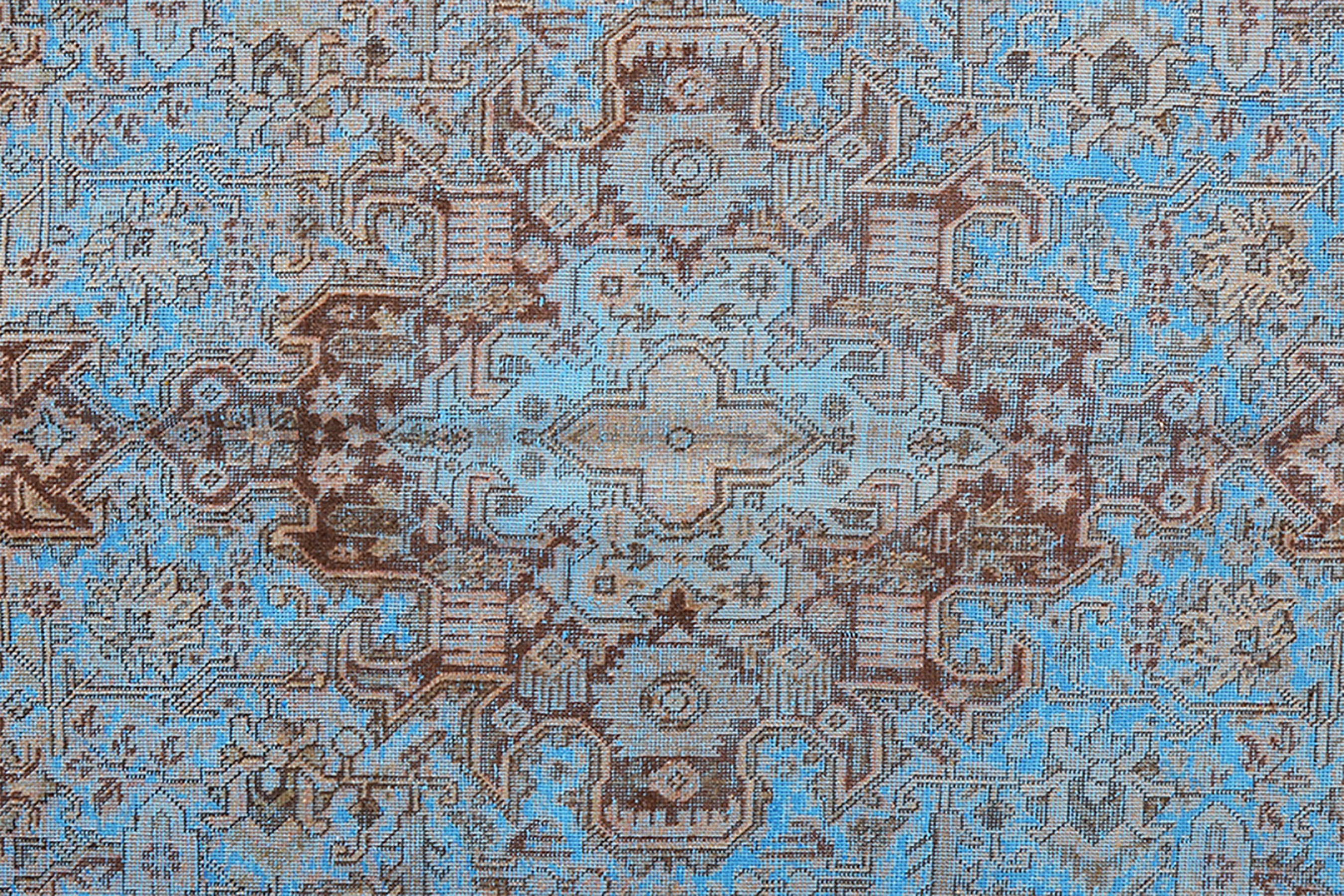 Vintage Teppich Blau