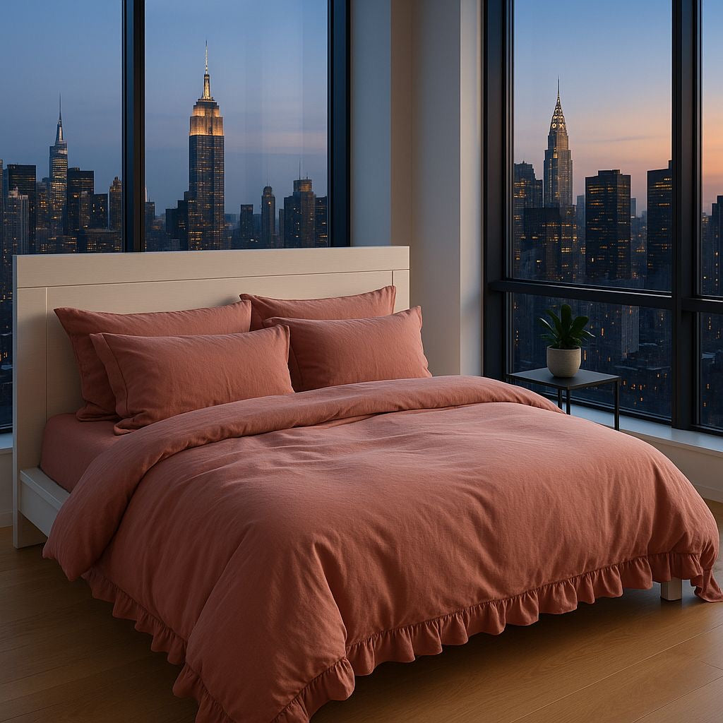 Bed linen set 3-piece 100% Premium cotton 220x240cm