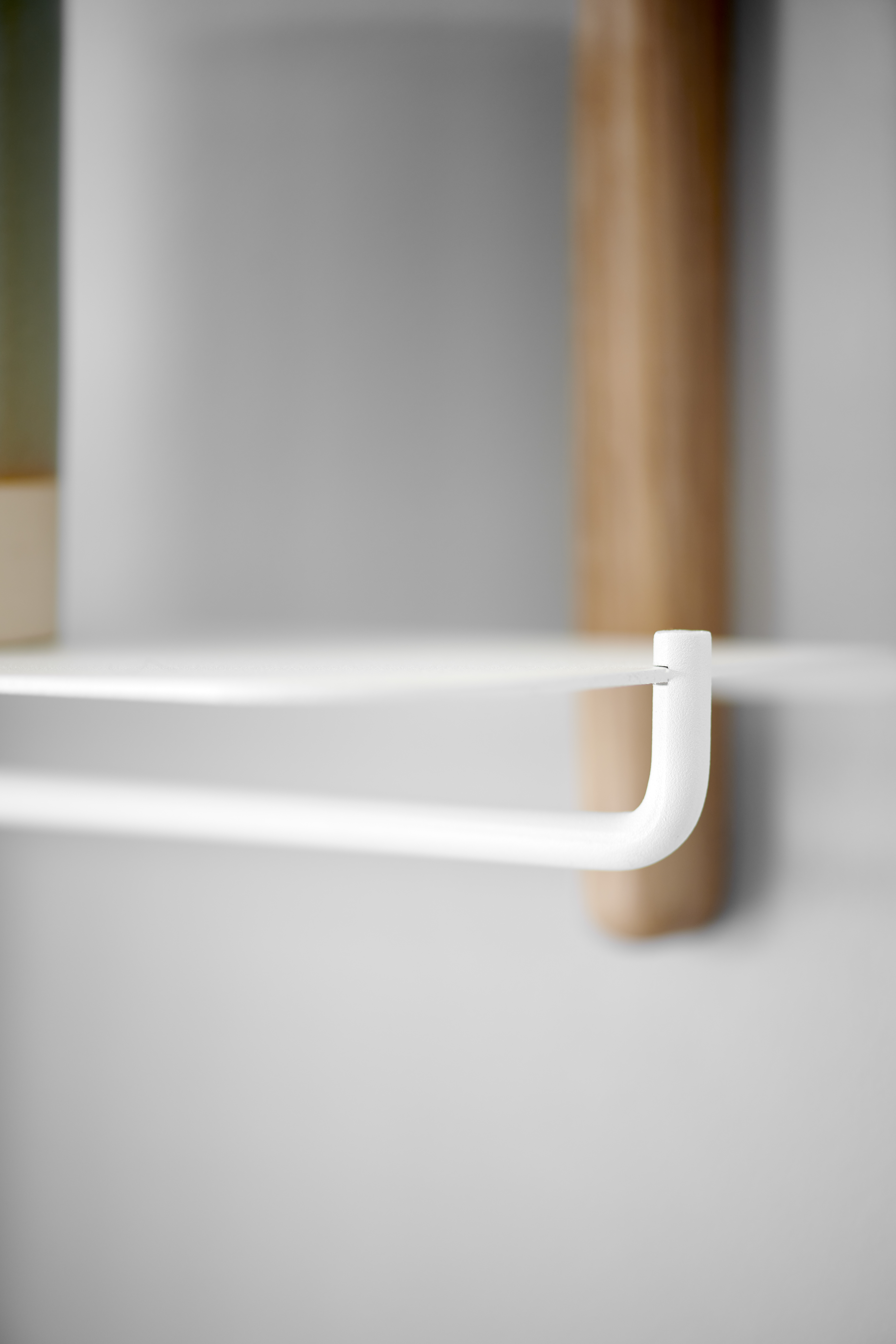 Nivo Regalschiene Stahl Weiß