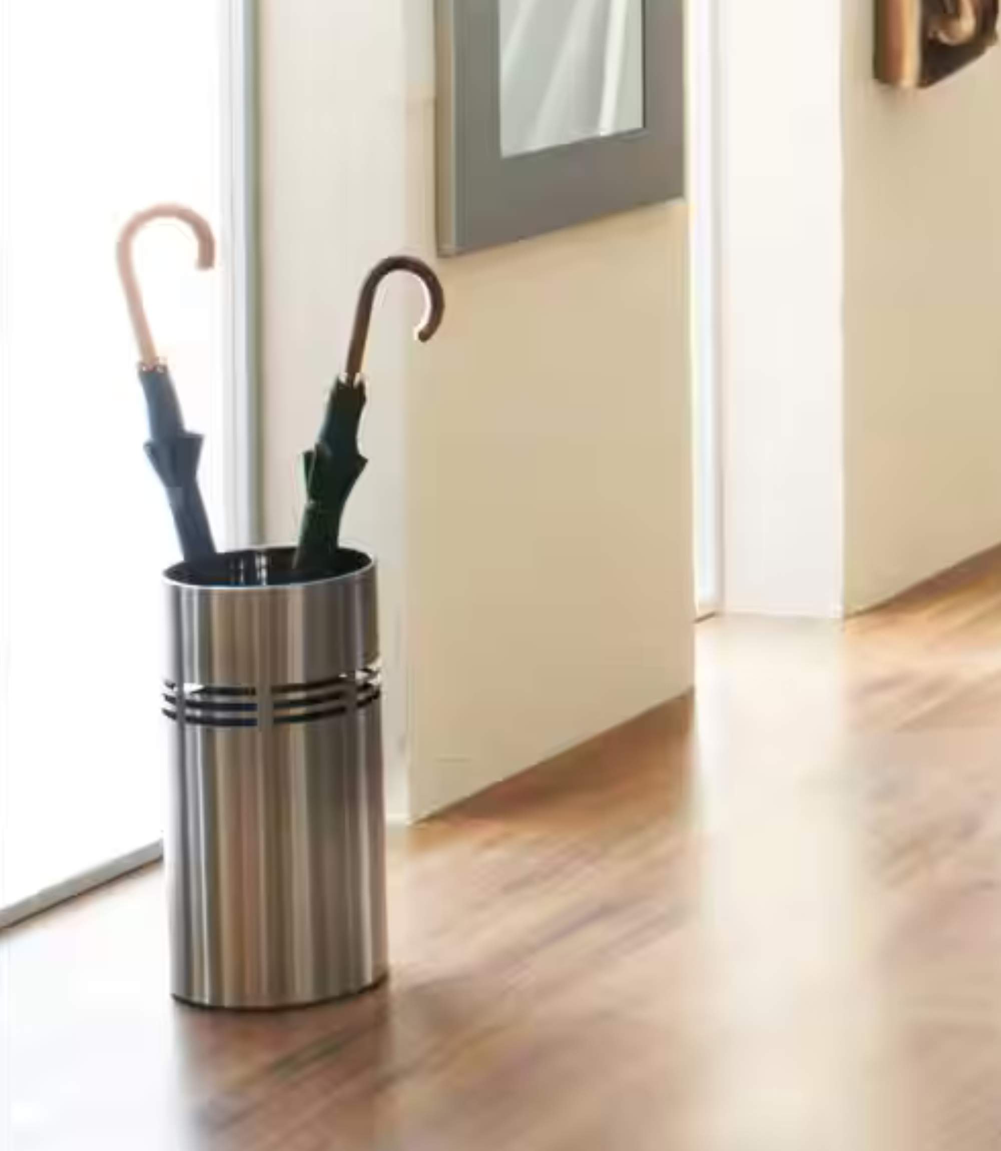 Slice Schirmständer Edelstahl Matt Höhe 50 cm 65157