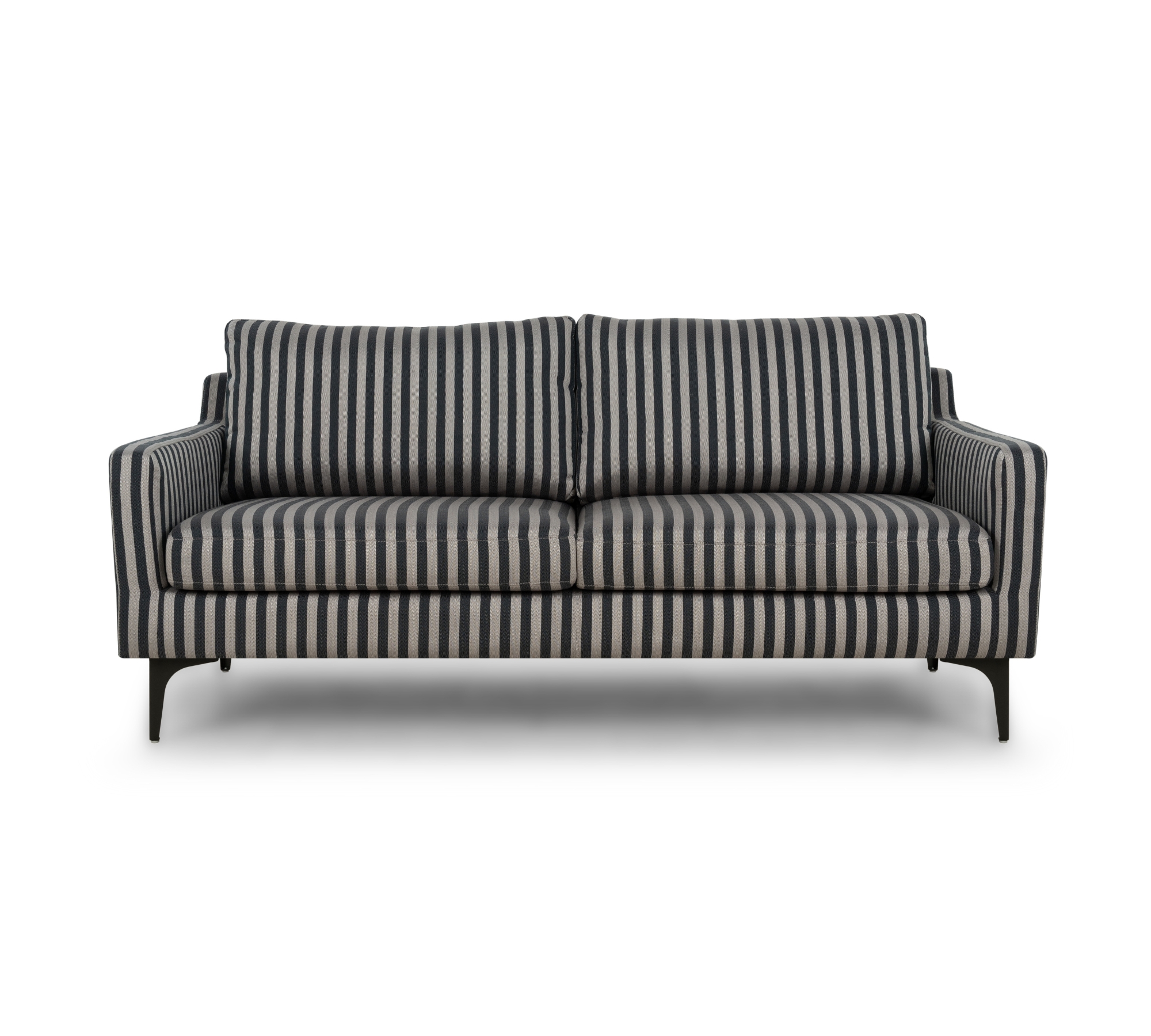 Anna Sofa 2-Sitzer Straight Latte Black