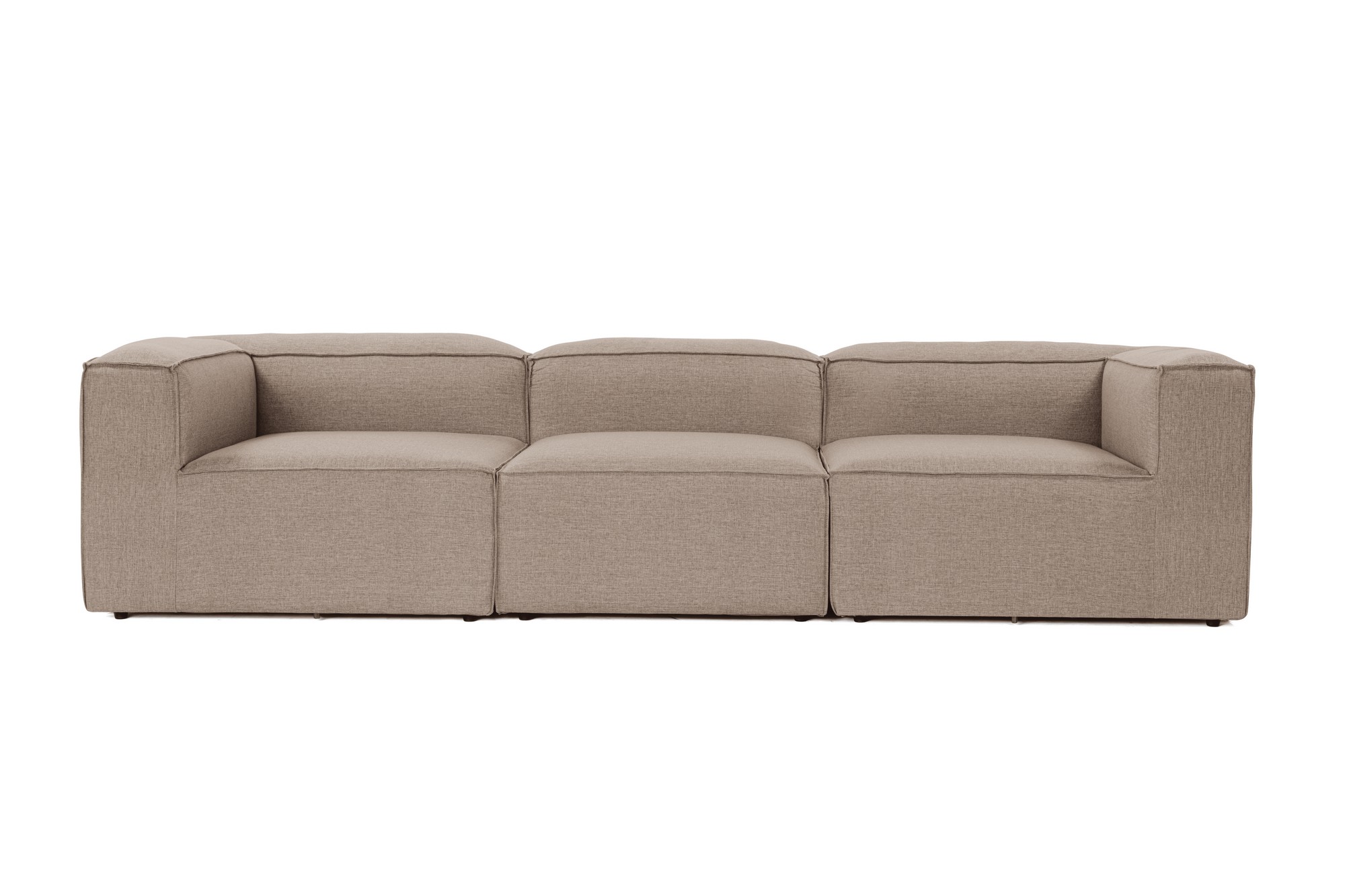 Valentina Sofa 3-Sitzer Braun