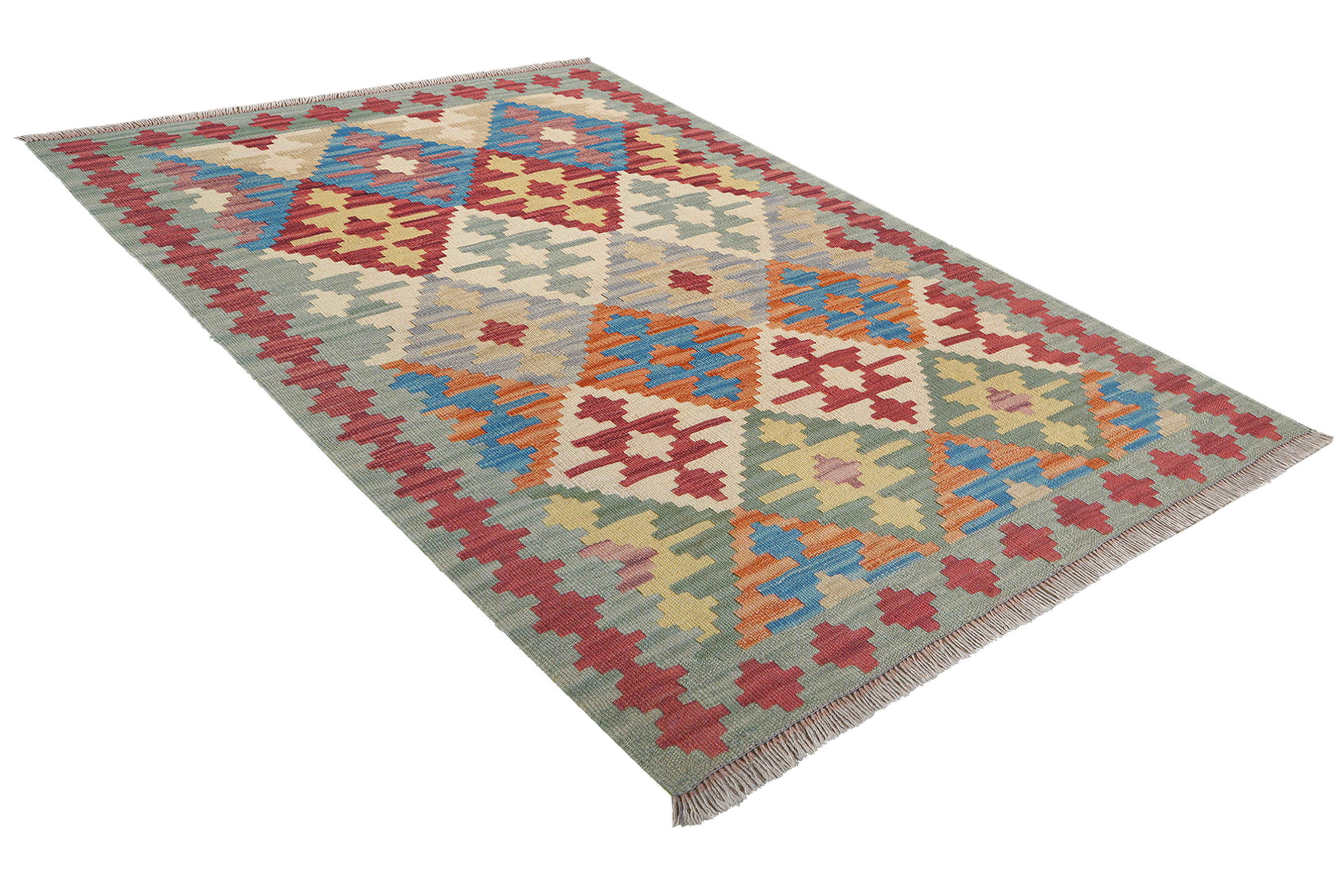 Kilim Gashgai Lana Multicolore