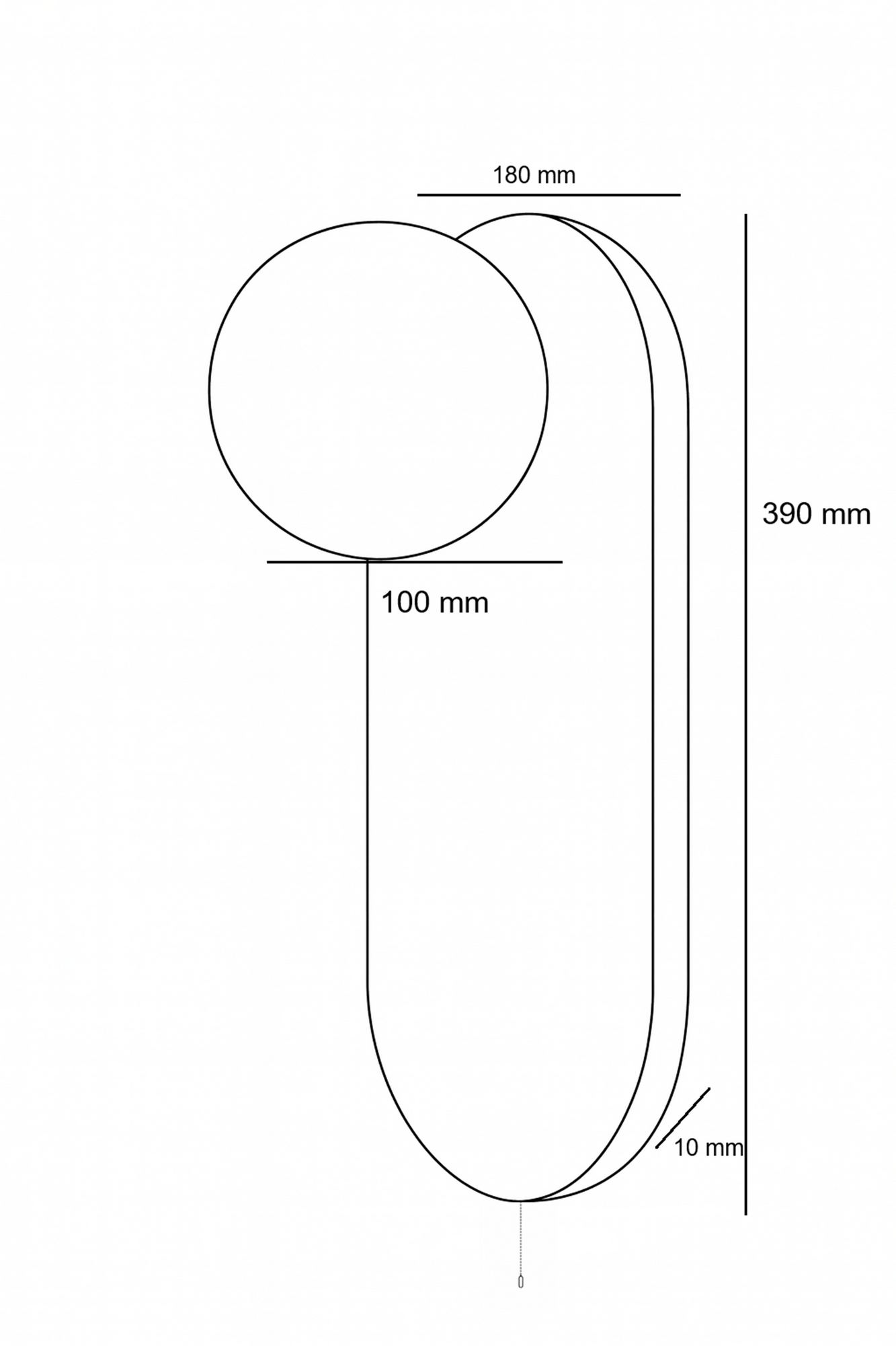 Tor Applique Travertino Crema
