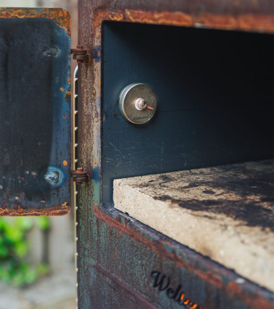 Garraum-Thermometer Für Outdooroven Silber