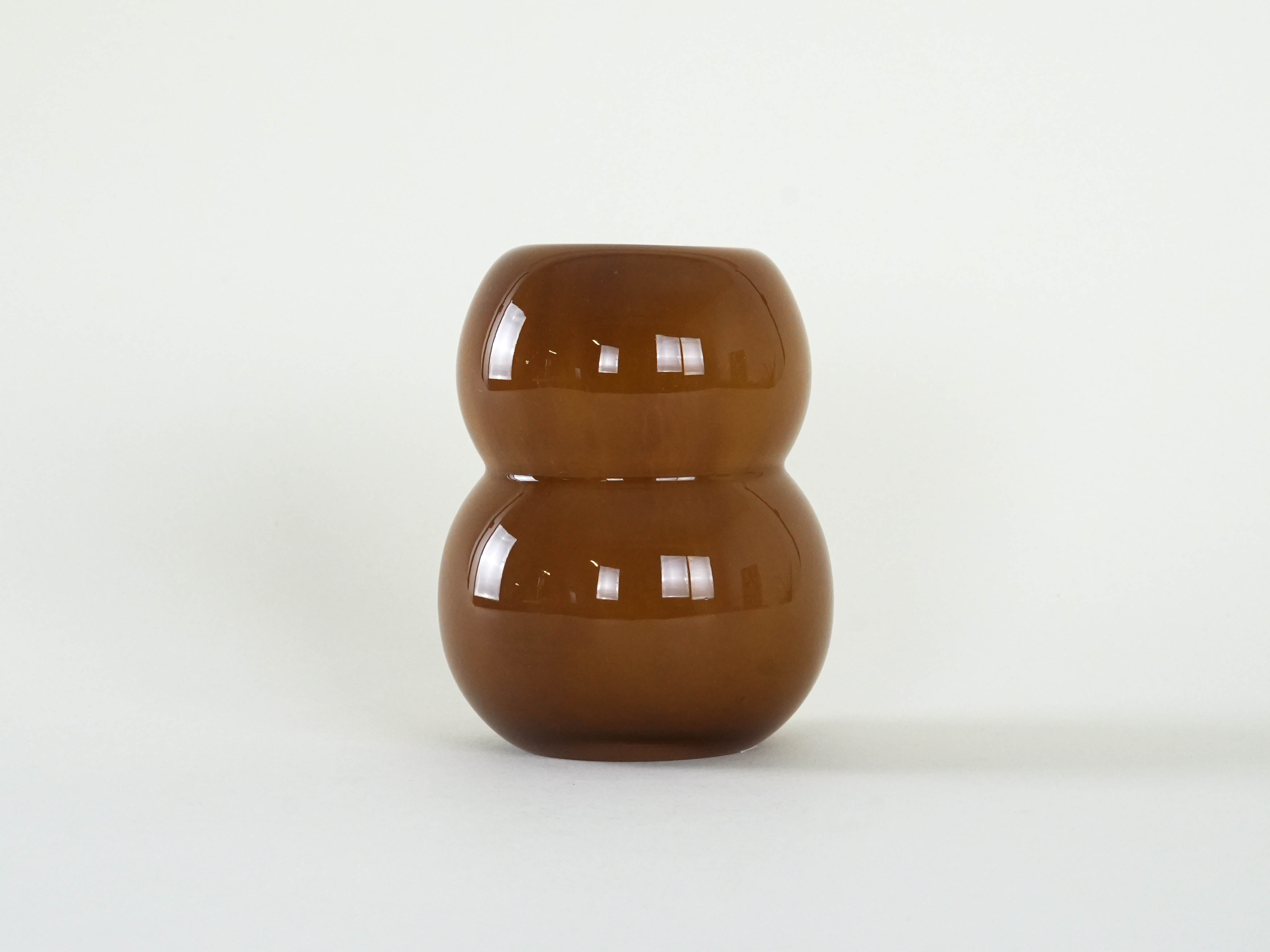 Glass vase Caramel