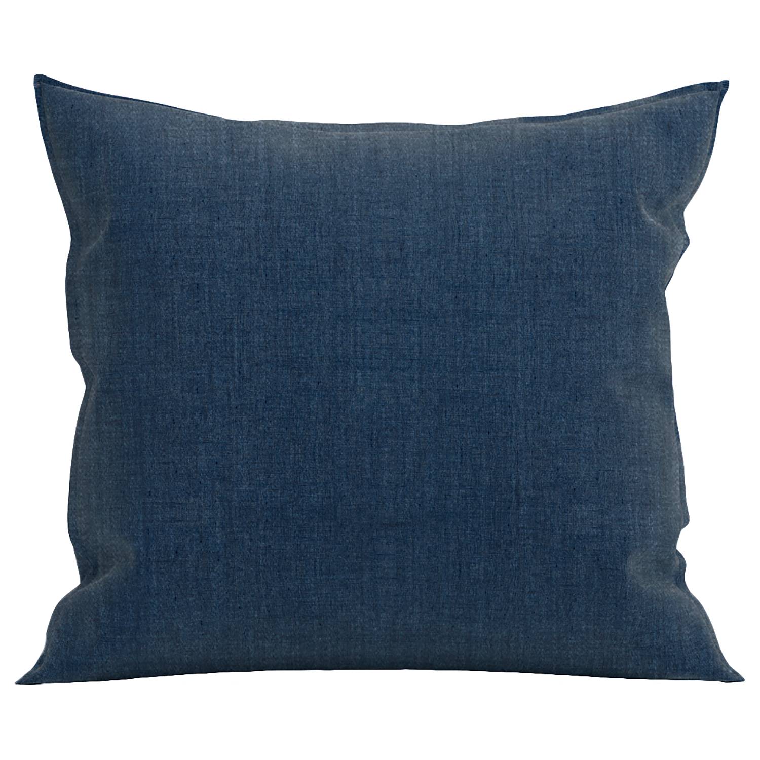 Franela II Kissenbezug Baumwolle Marineblau 80 x 80 cm