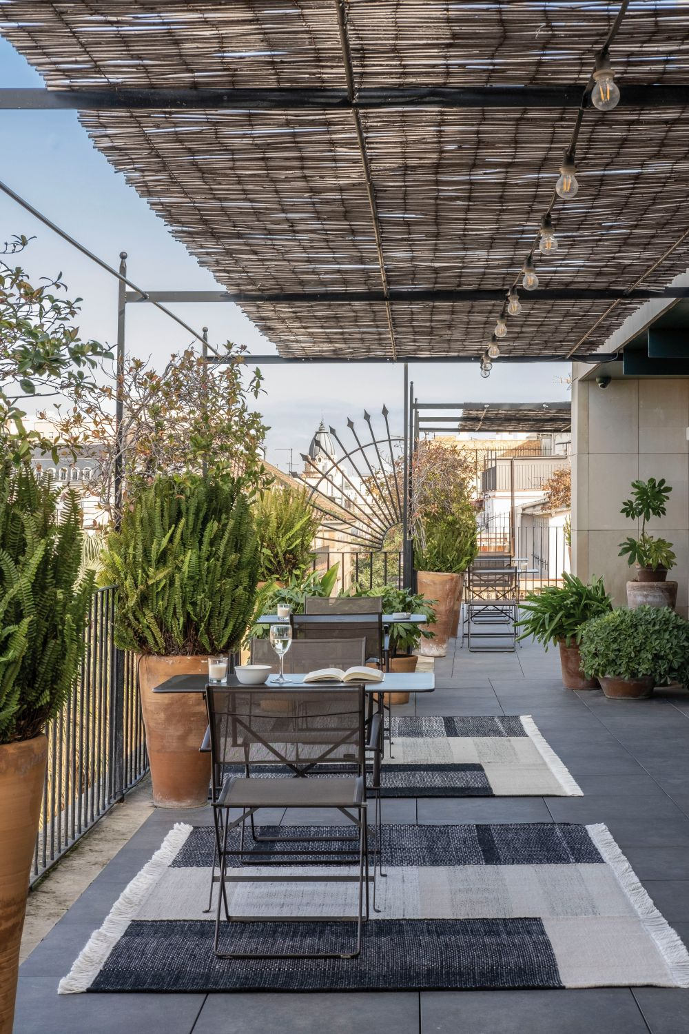 Tres Teppich Outdoor Schwarz