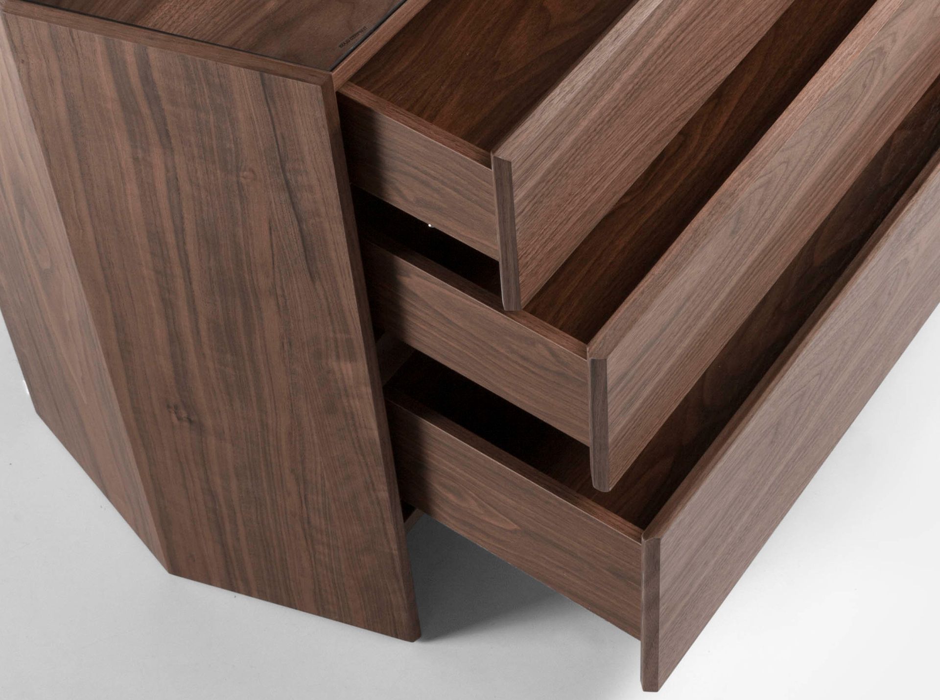Chest of drawers 7073 Glass Brown