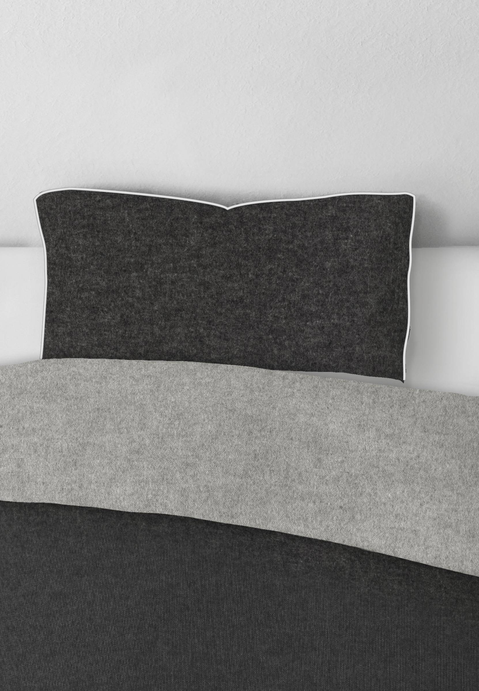 Zordo Cushion Cover Cotton Anthracite 40x60cm