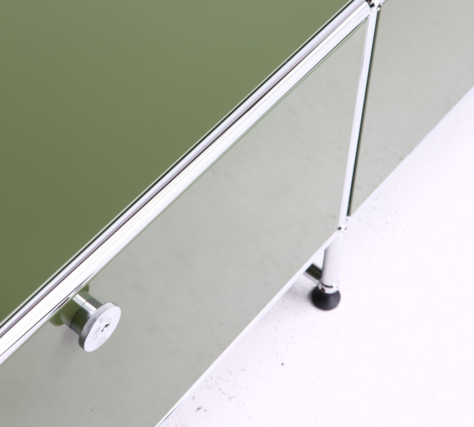 Lowboard 2x1 Mit 2 Schubladen Olivgrün 