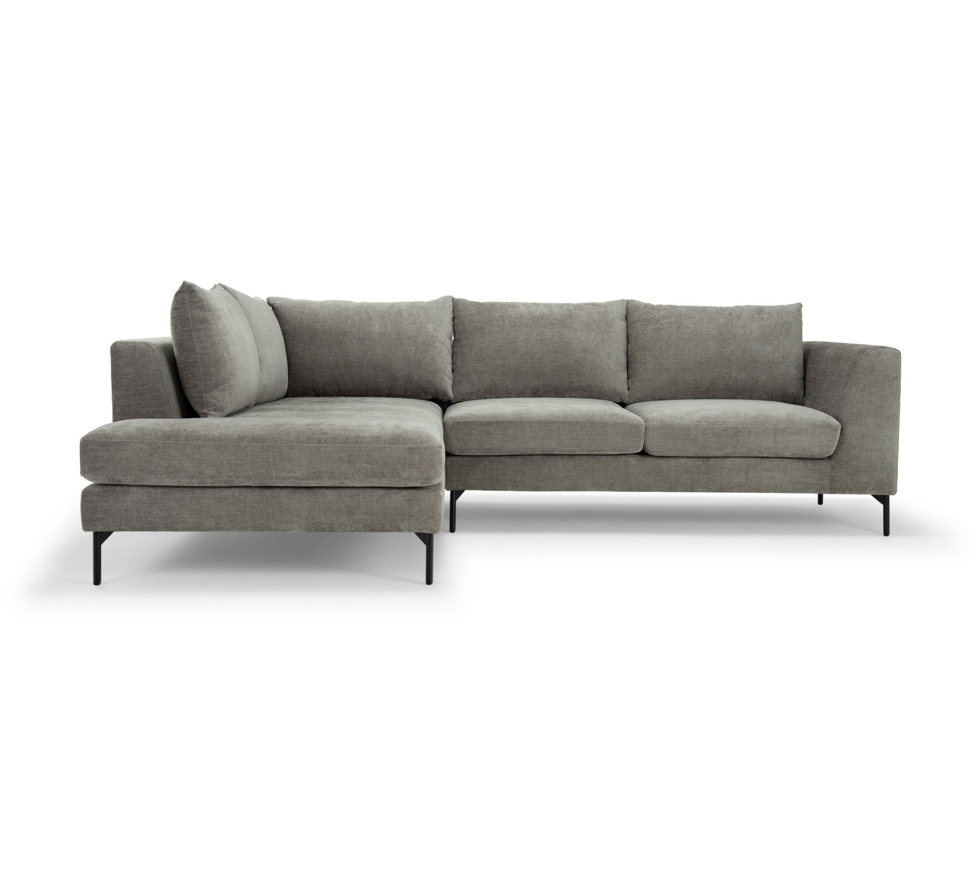 Noa Ecksofa Récamiere Links Planet Grey Green