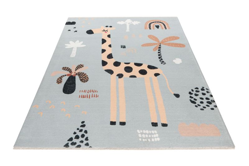 Greta Teppich Giraffe Baumwolle 115 x 170 cm