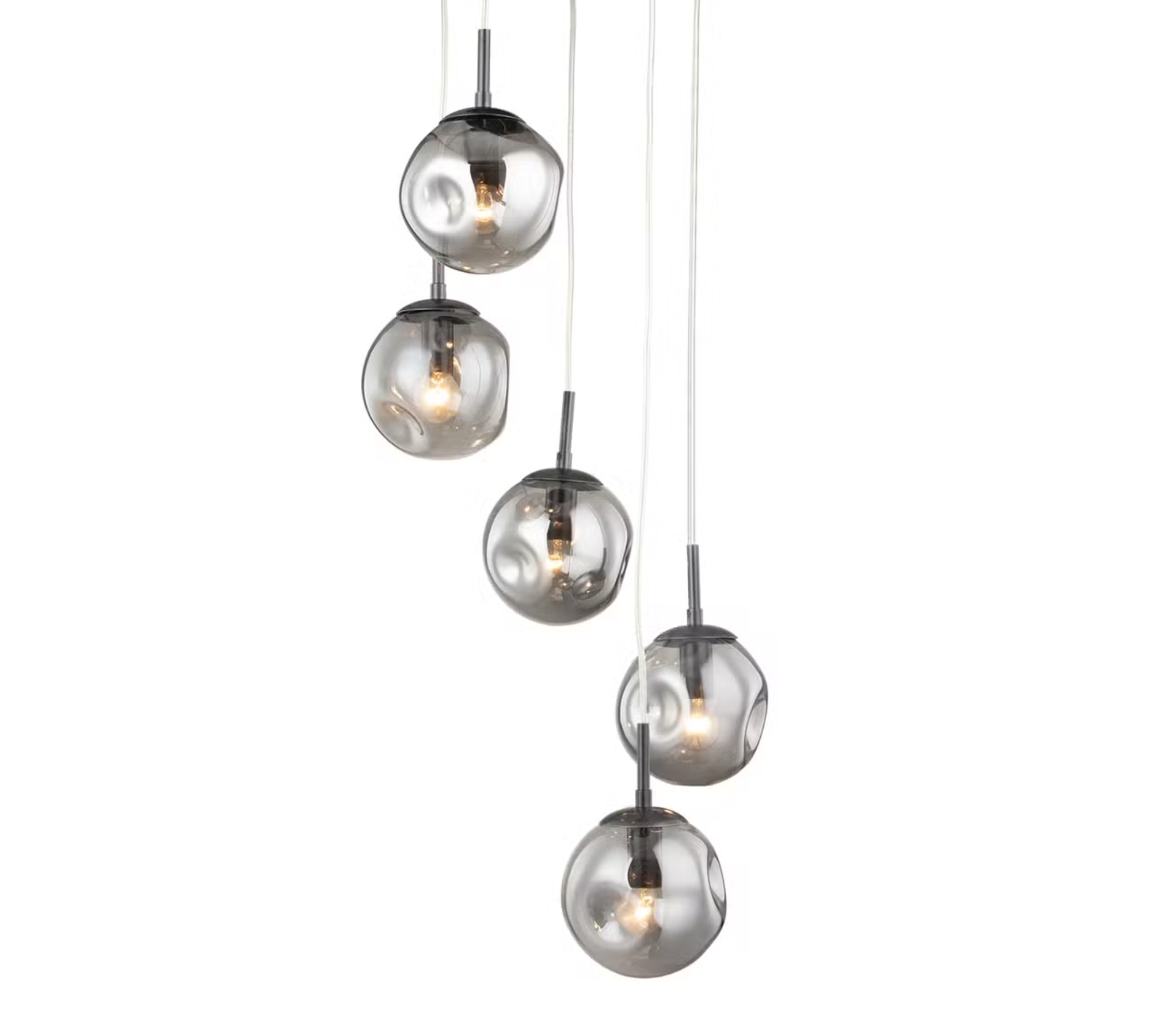 Pendant lamp 1-light Linen Iron