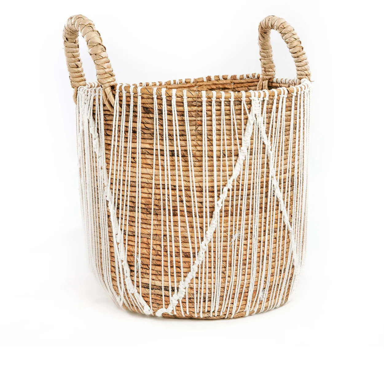 Straight Stitched Basket Macramé