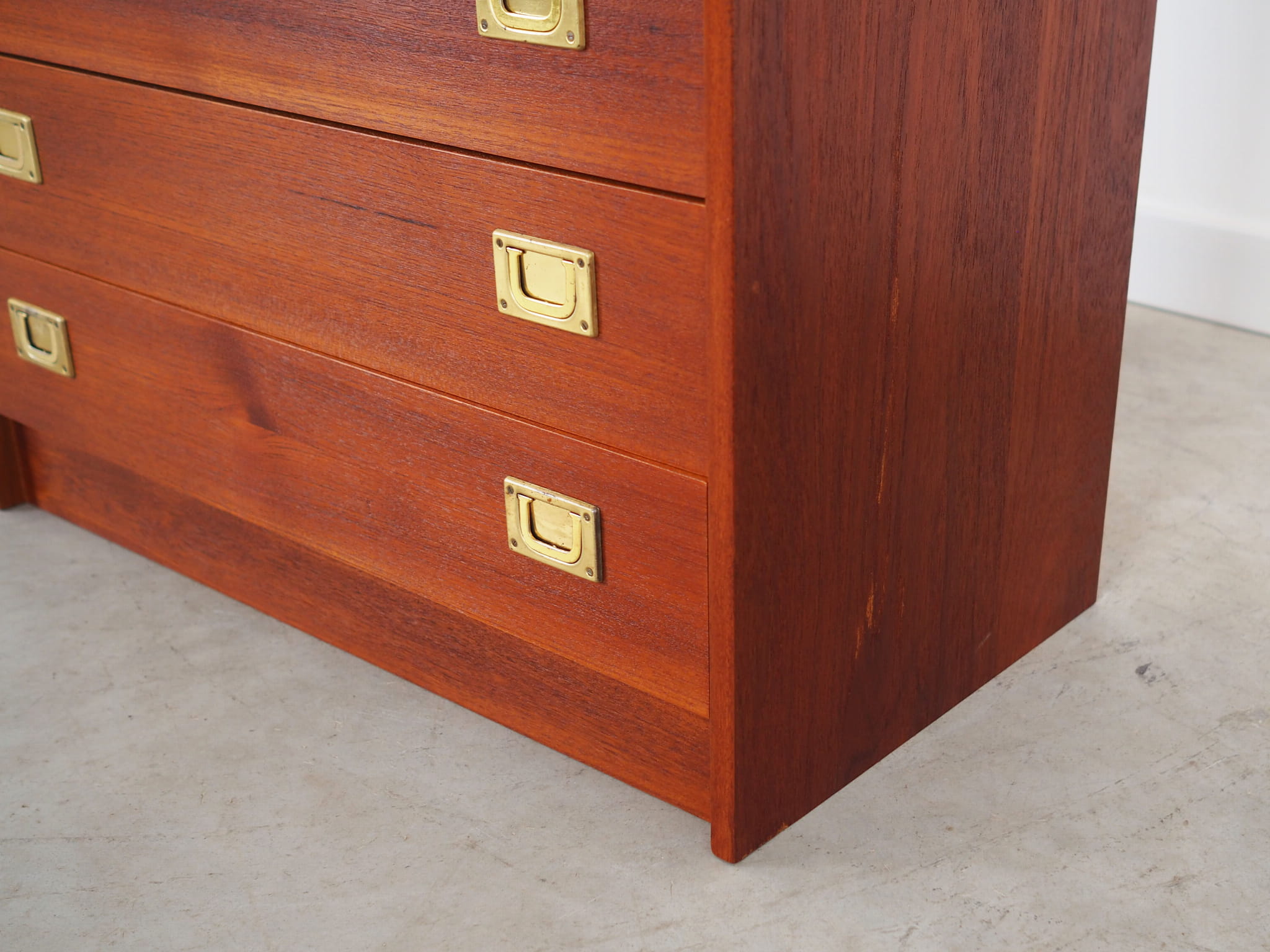 Vintage Chest of Drawers Teak Wood Brown 1960s