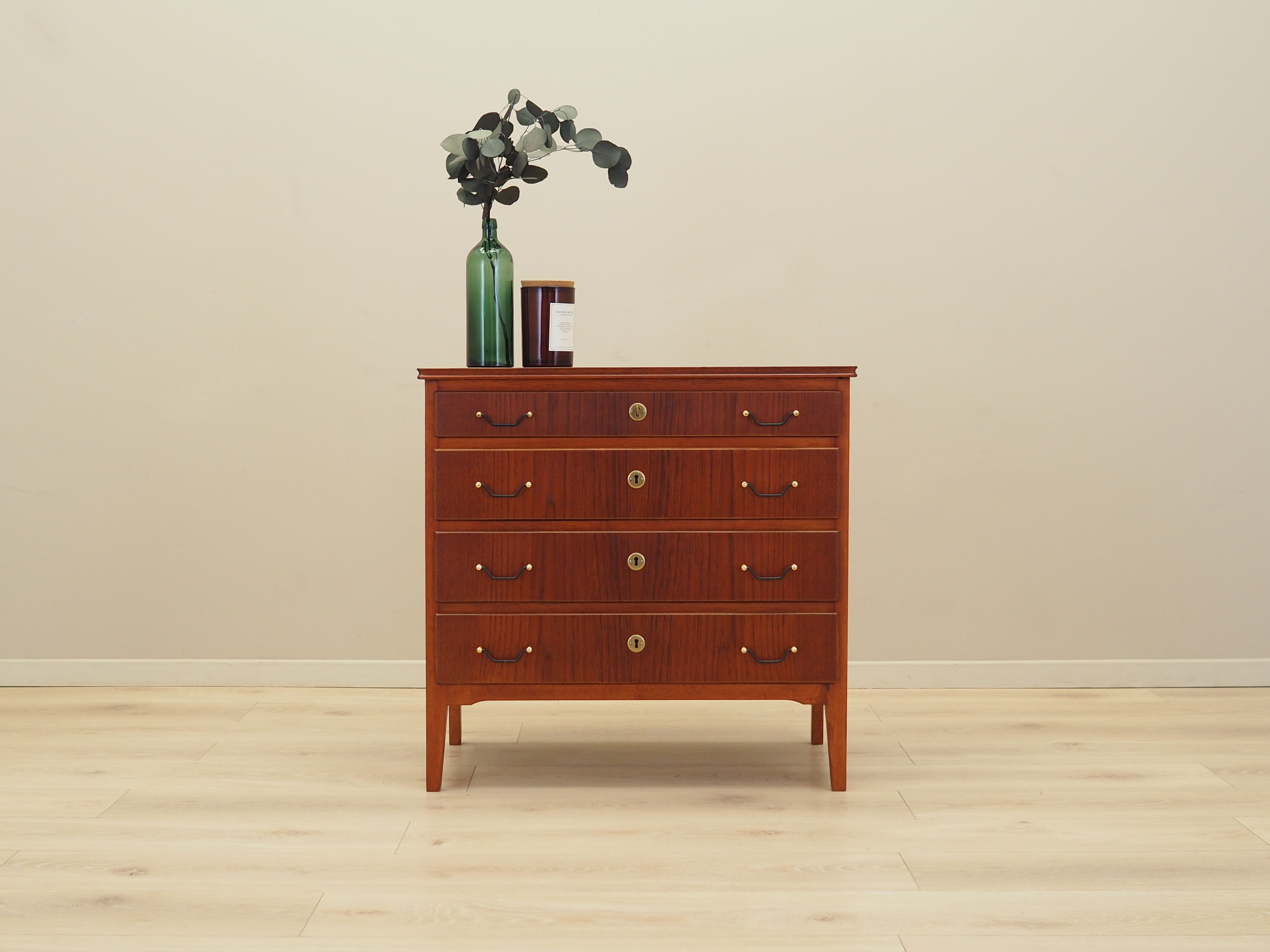 Chest of drawers Teak wood 1970s