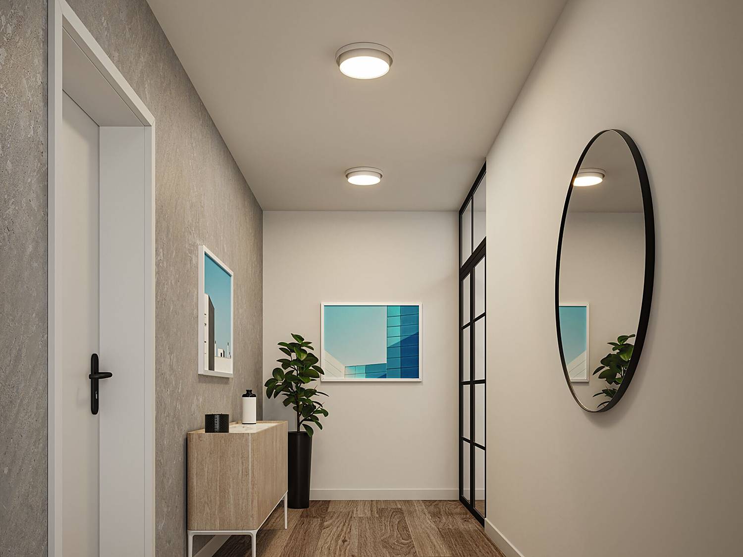 Ceiling lamp Malik White