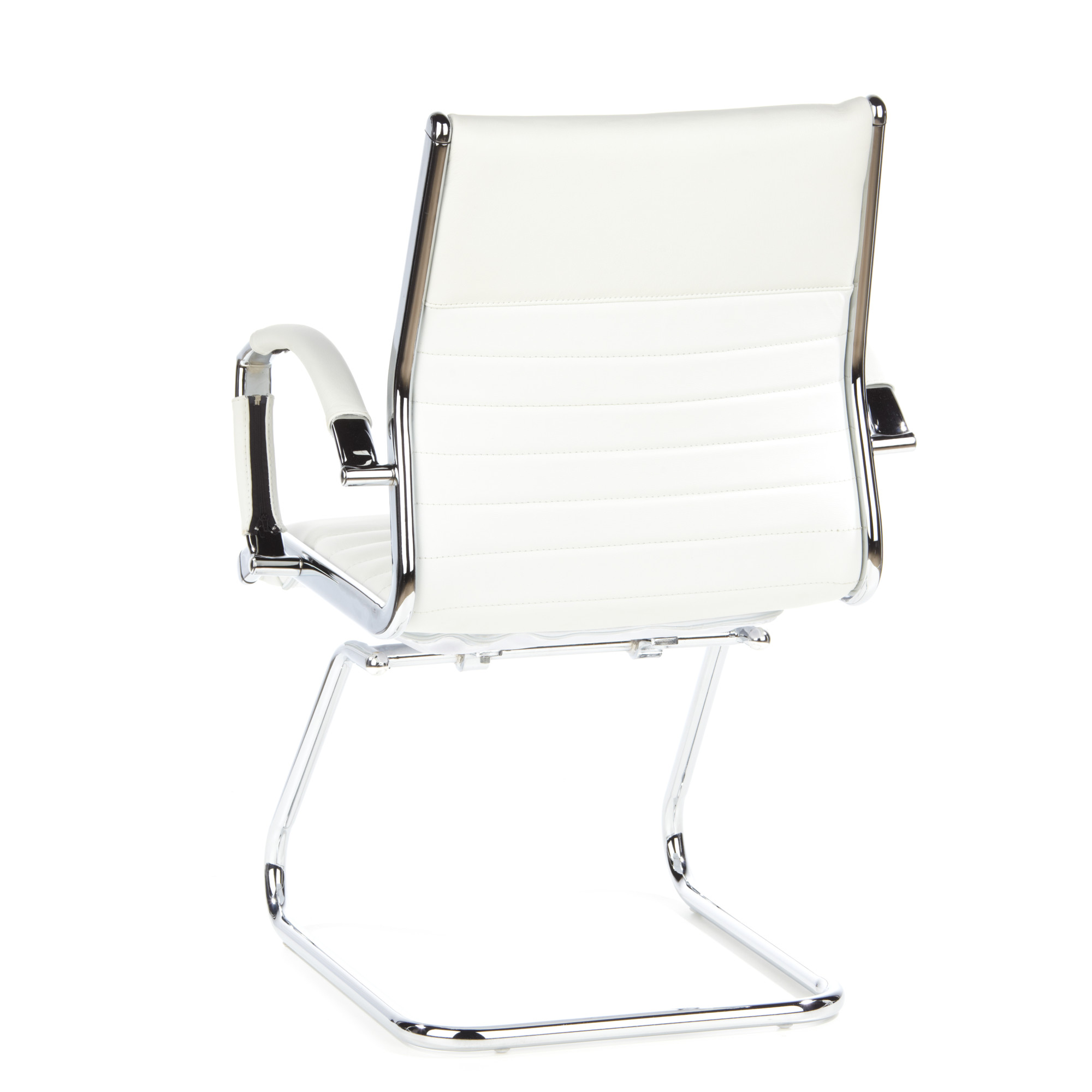PARMA V Chair Cantilever Leather White